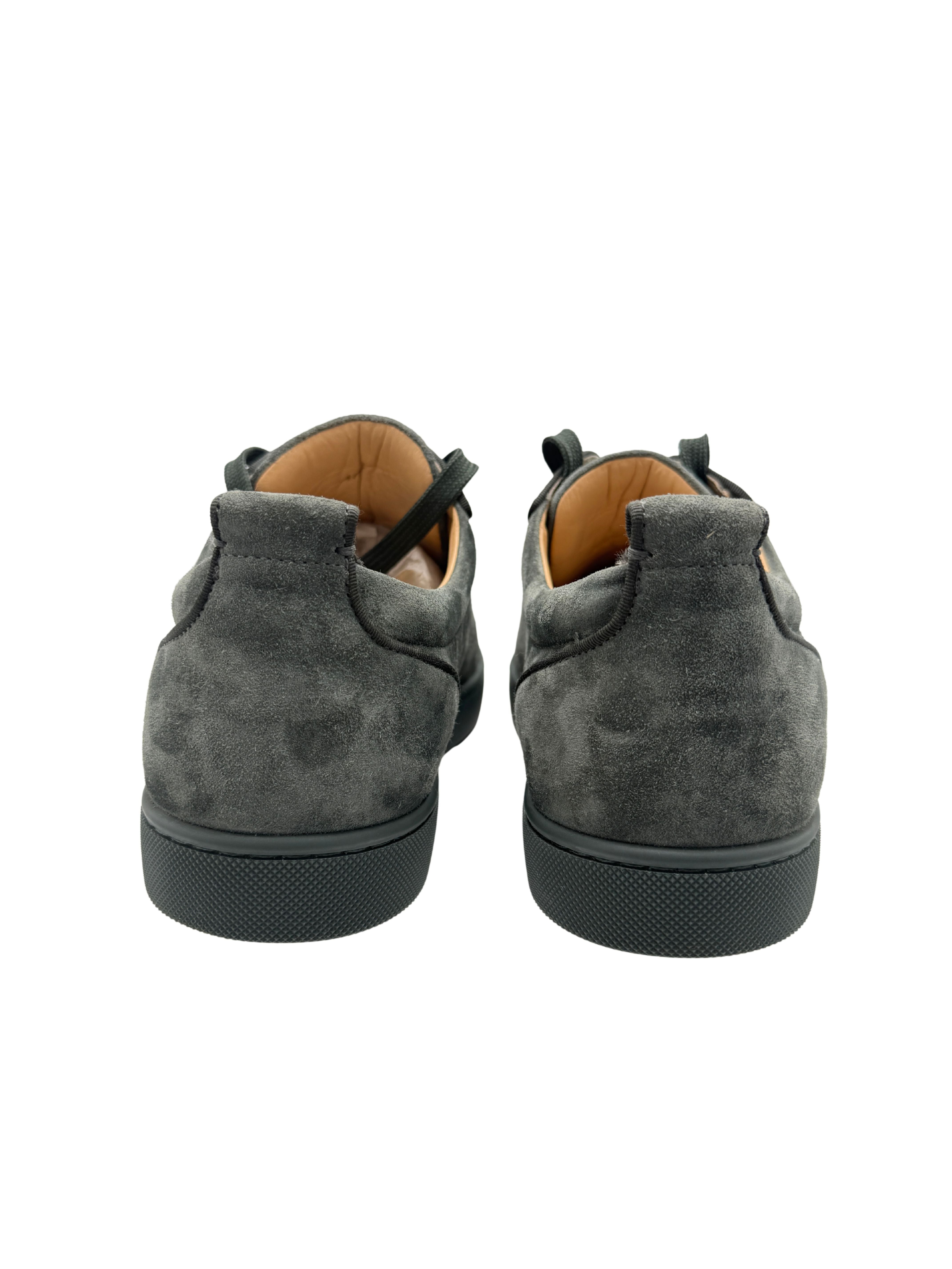Christian Louboutin Low Spike Suede - Khaki Grey Christian Louboutin