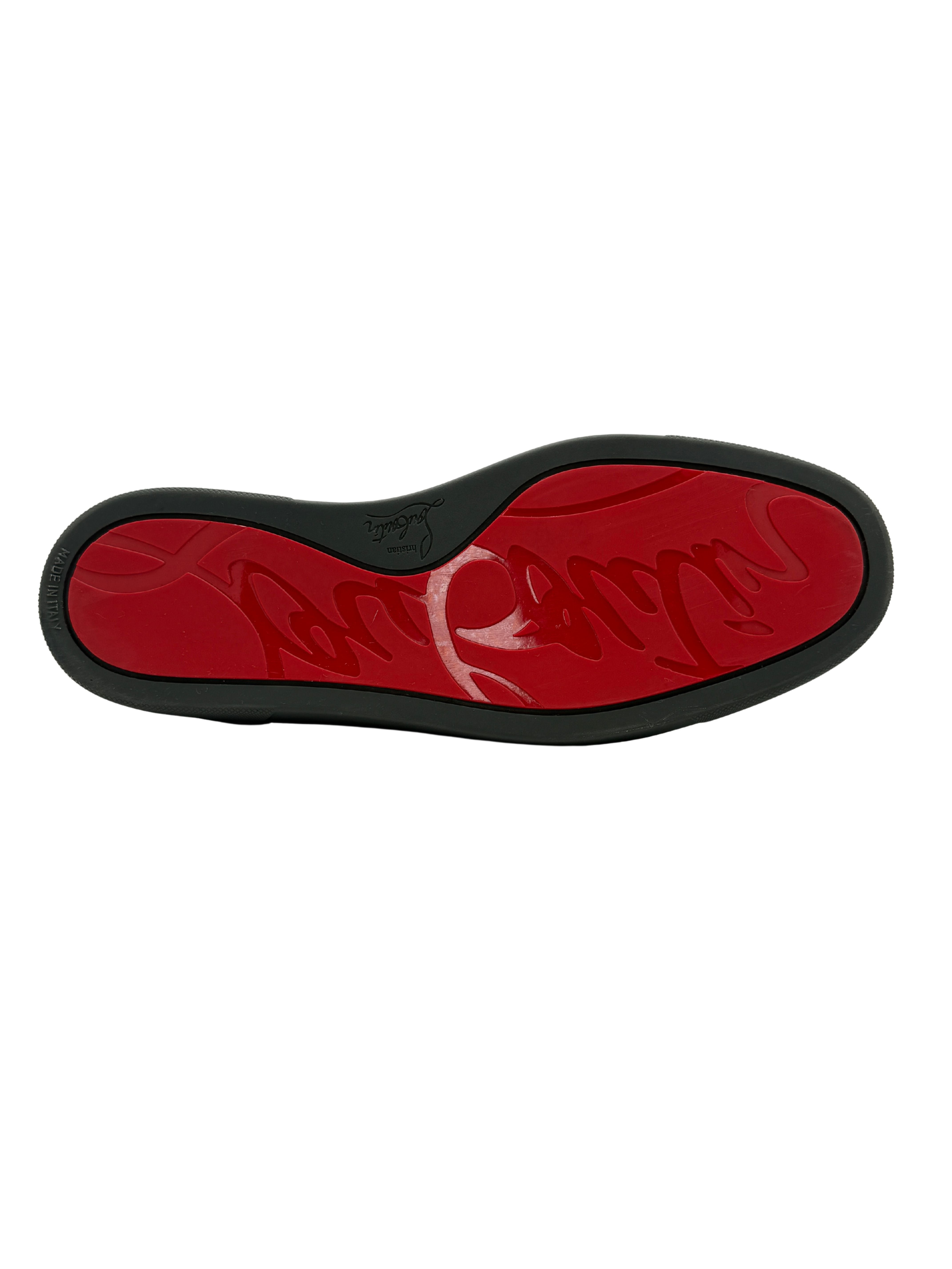 Christian Louboutin Low Spike Suede - Khaki Grey Christian Louboutin