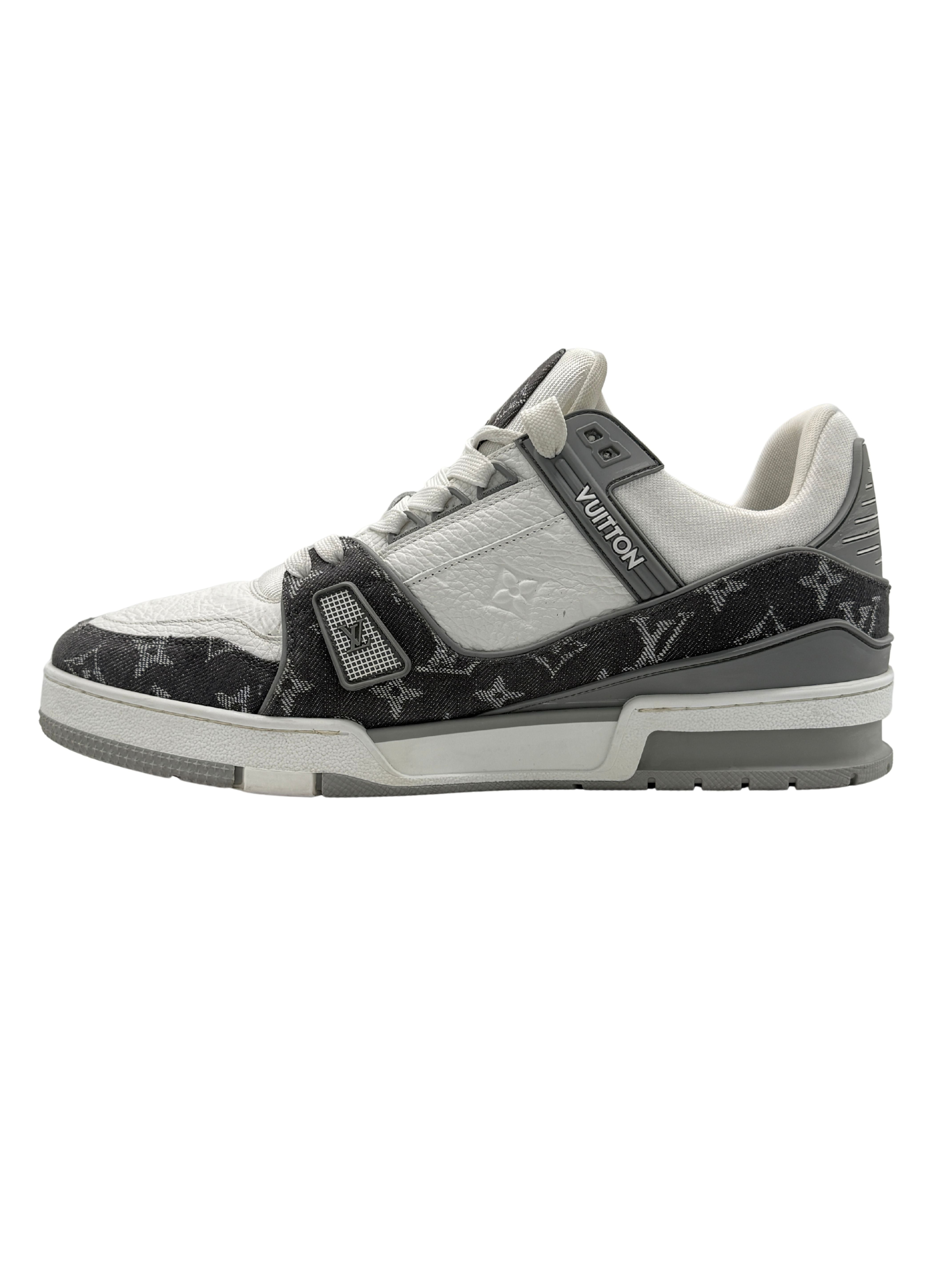 Louis Vuitton Monogram Denim LV Trainer - Grey Louis Vuitton