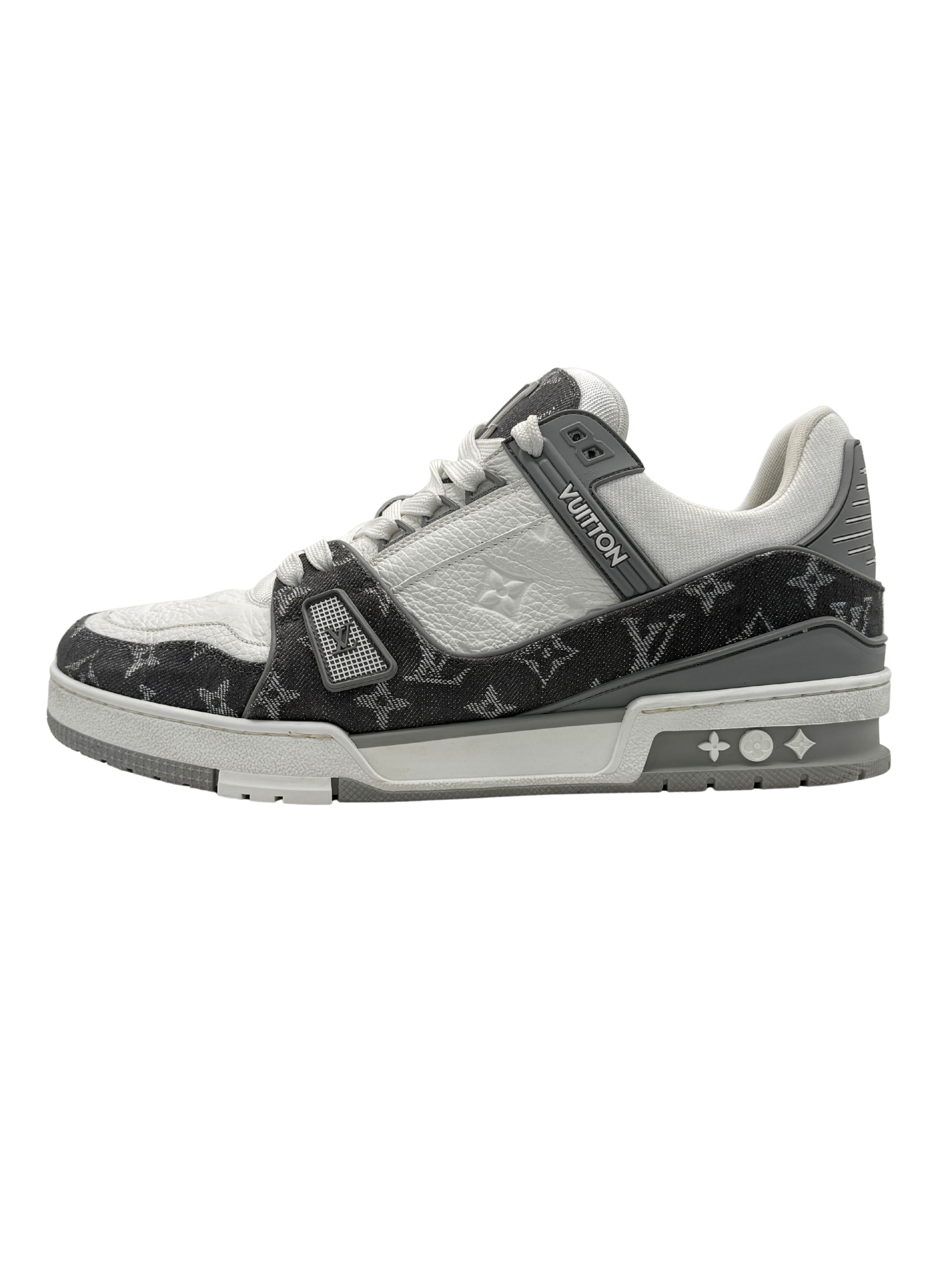 Louis Vuitton Monogram Denim LV Trainer - Grey Louis Vuitton