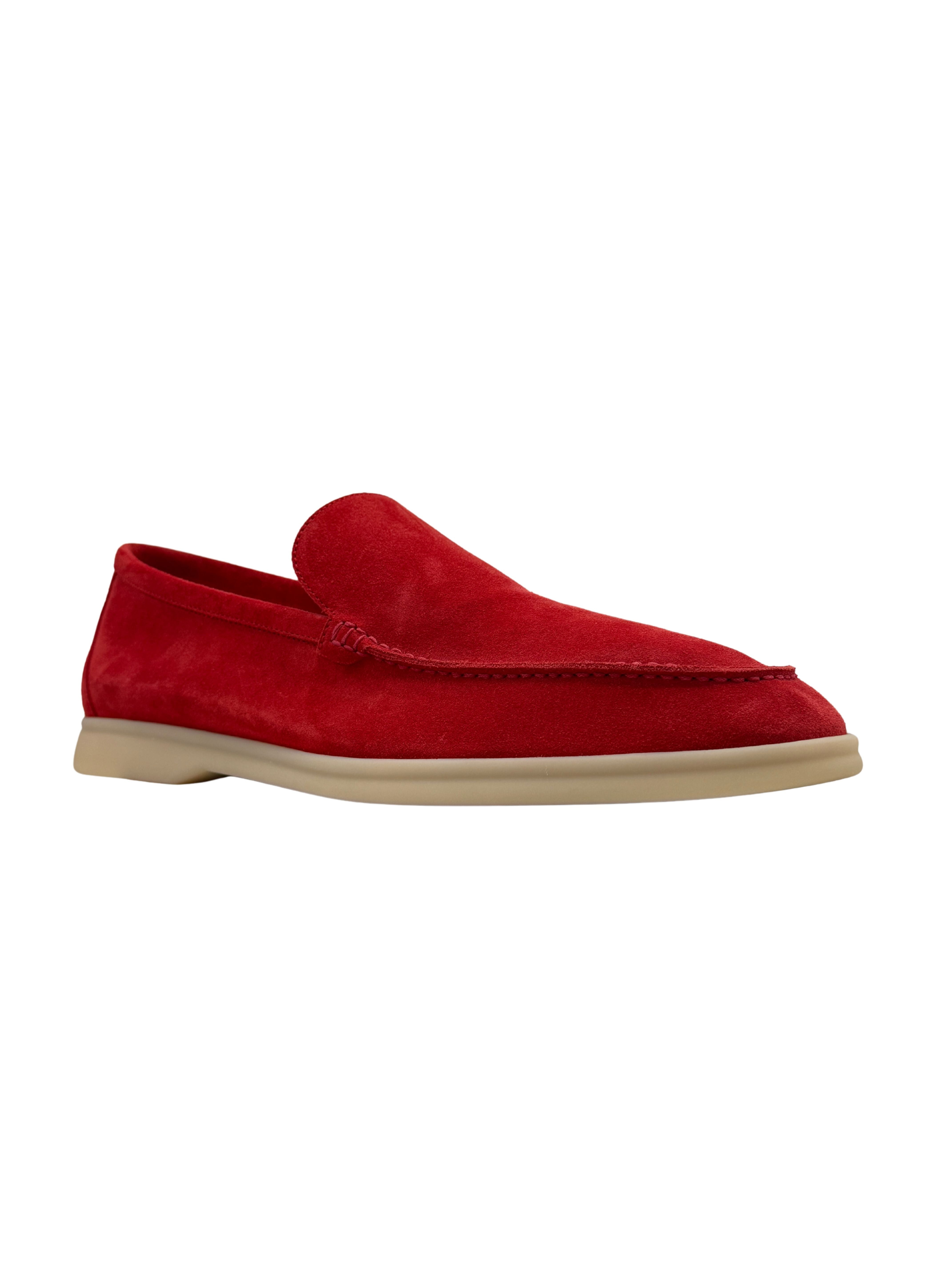 Loro Piana Summer Walk Monte Carlo Exclusive Loafer - Red (Unused) Loro Piana