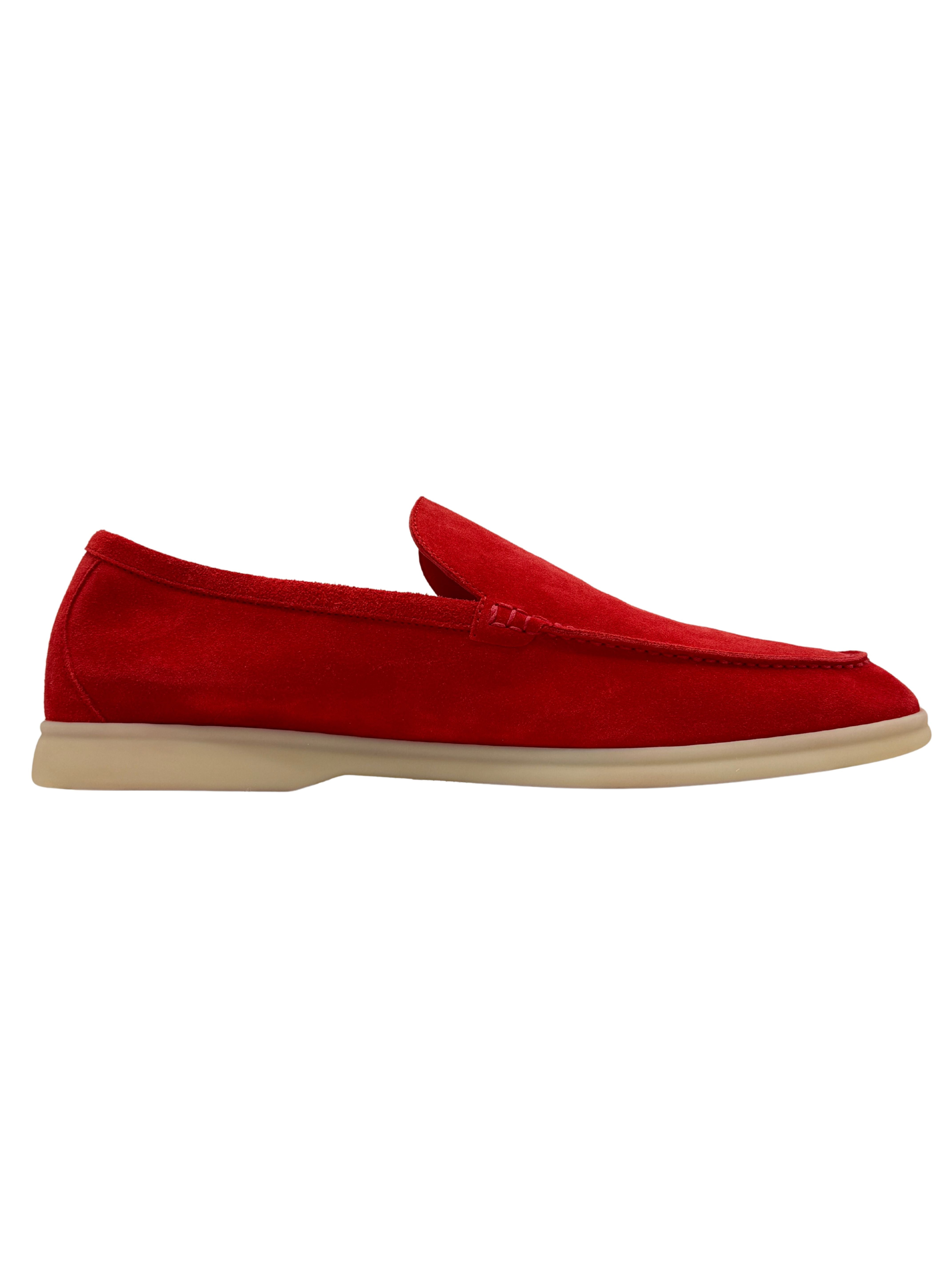 Loro Piana Summer Walk Monte Carlo Exclusive Loafer - Red (Unused) Loro Piana