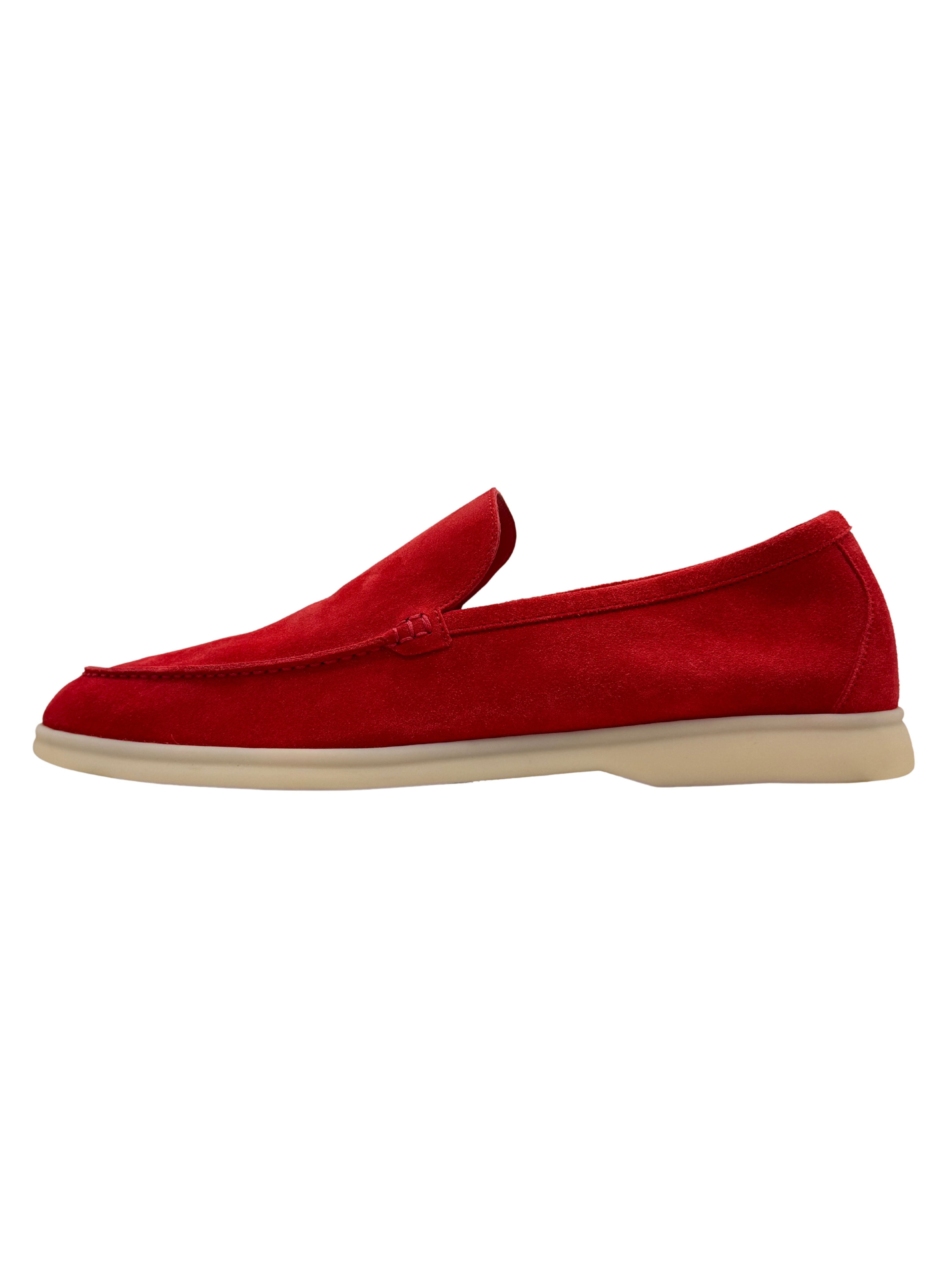 Loro Piana Summer Walk Monte Carlo Exclusive Loafer - Red (Unused) Loro Piana