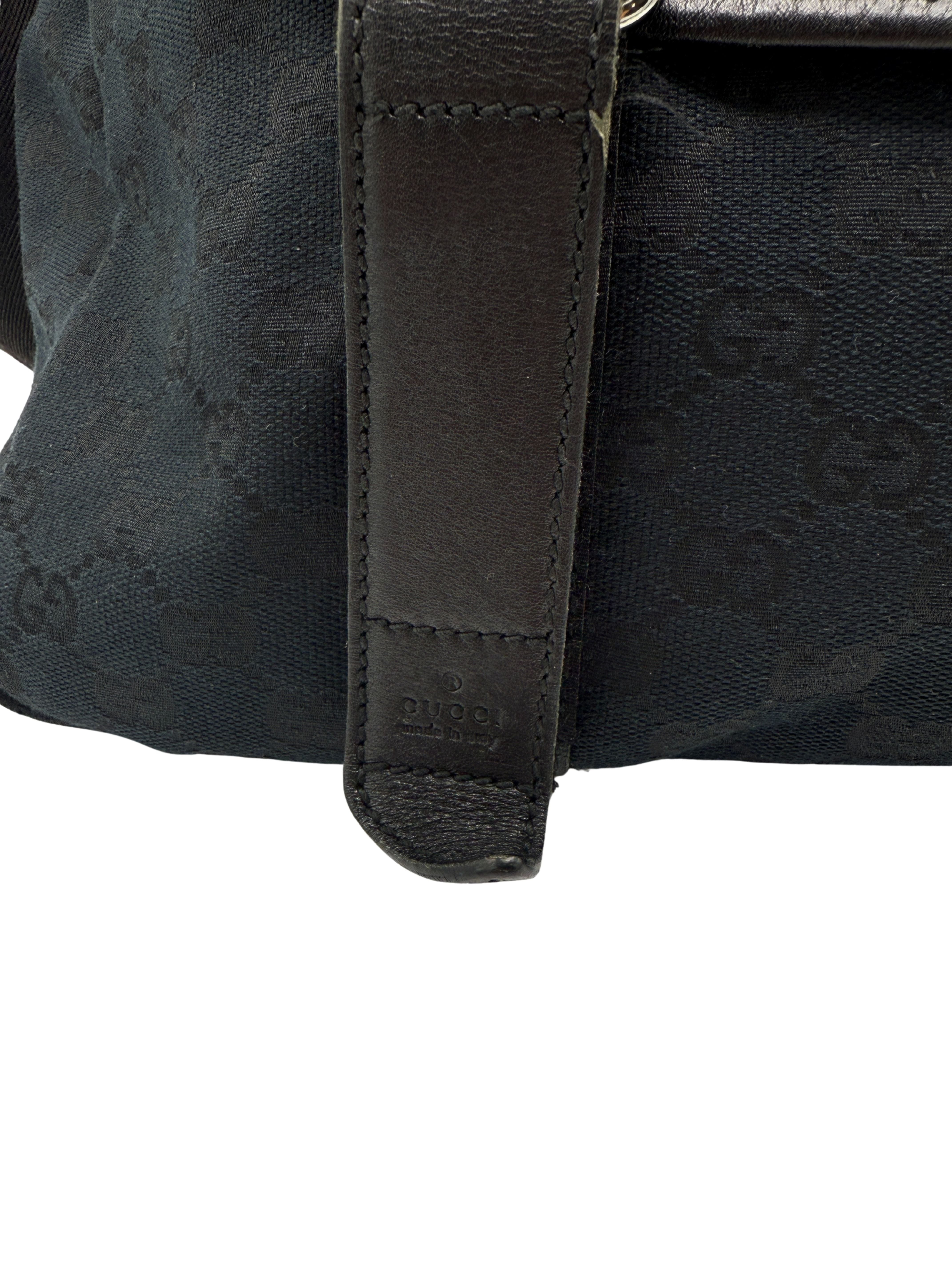 Gucci GG Canvas Messenger Bag - Black Gucci