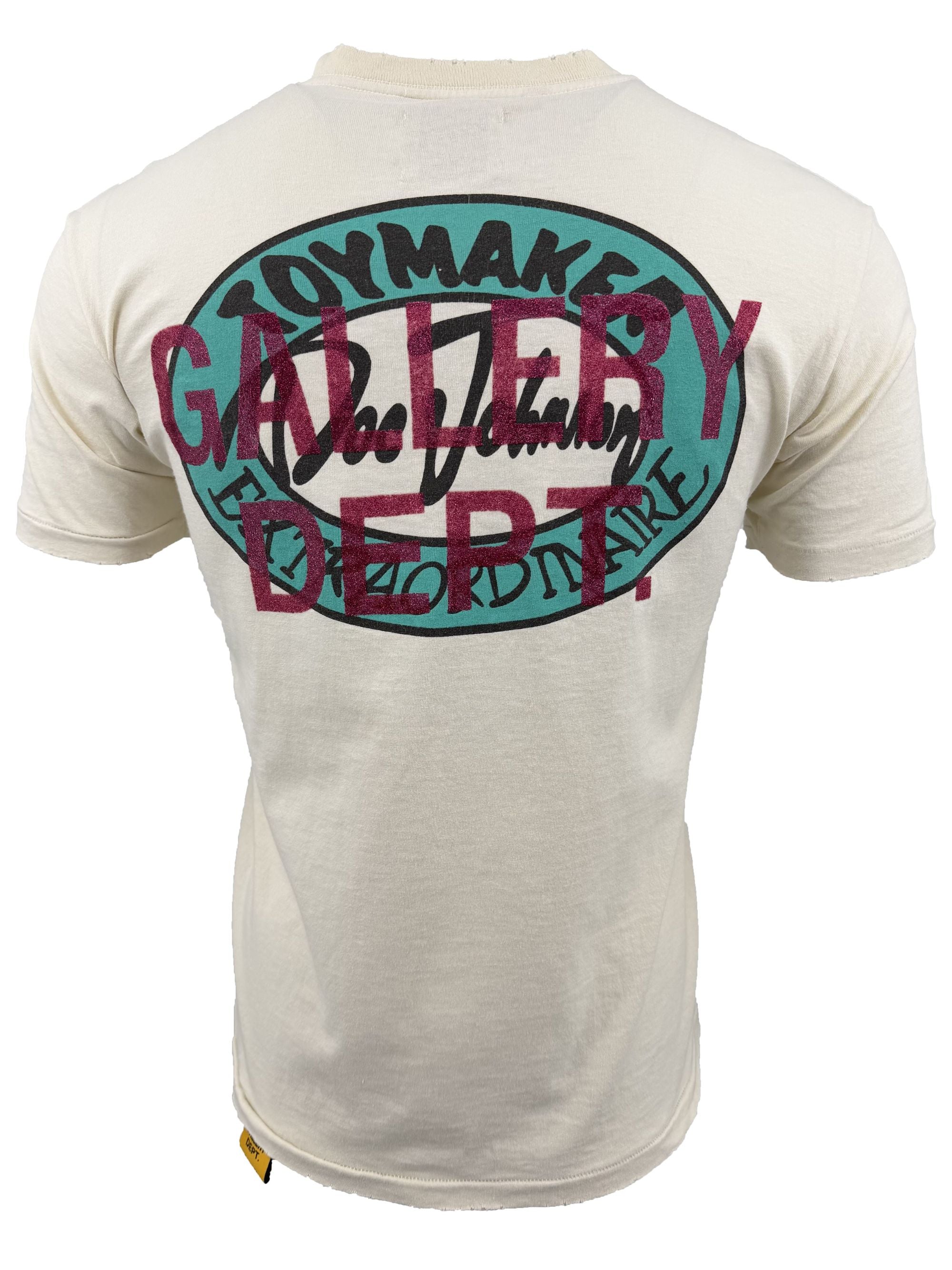 Gallery Dept Dead Batteries Tee - Cream Gallery Dept
