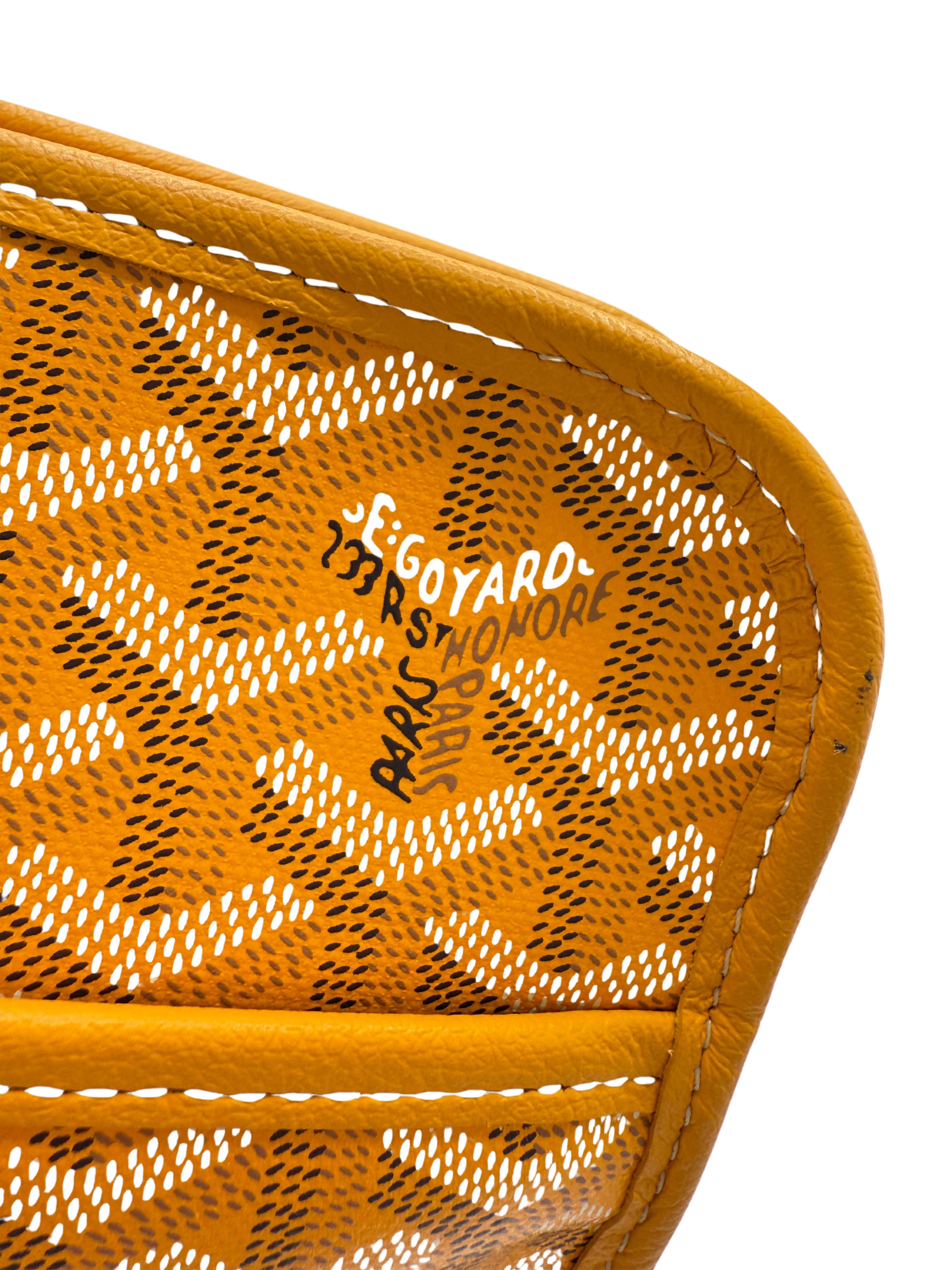 Goyard Jouvence MM Toiletry Bag - Yellow Goyard