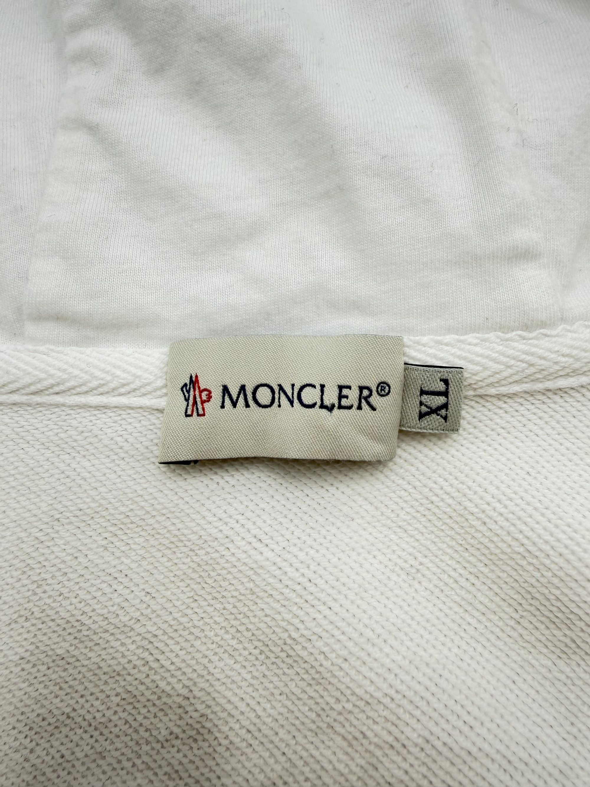 Moncler Sleeveless Zip Up Hoodie - White Moncler