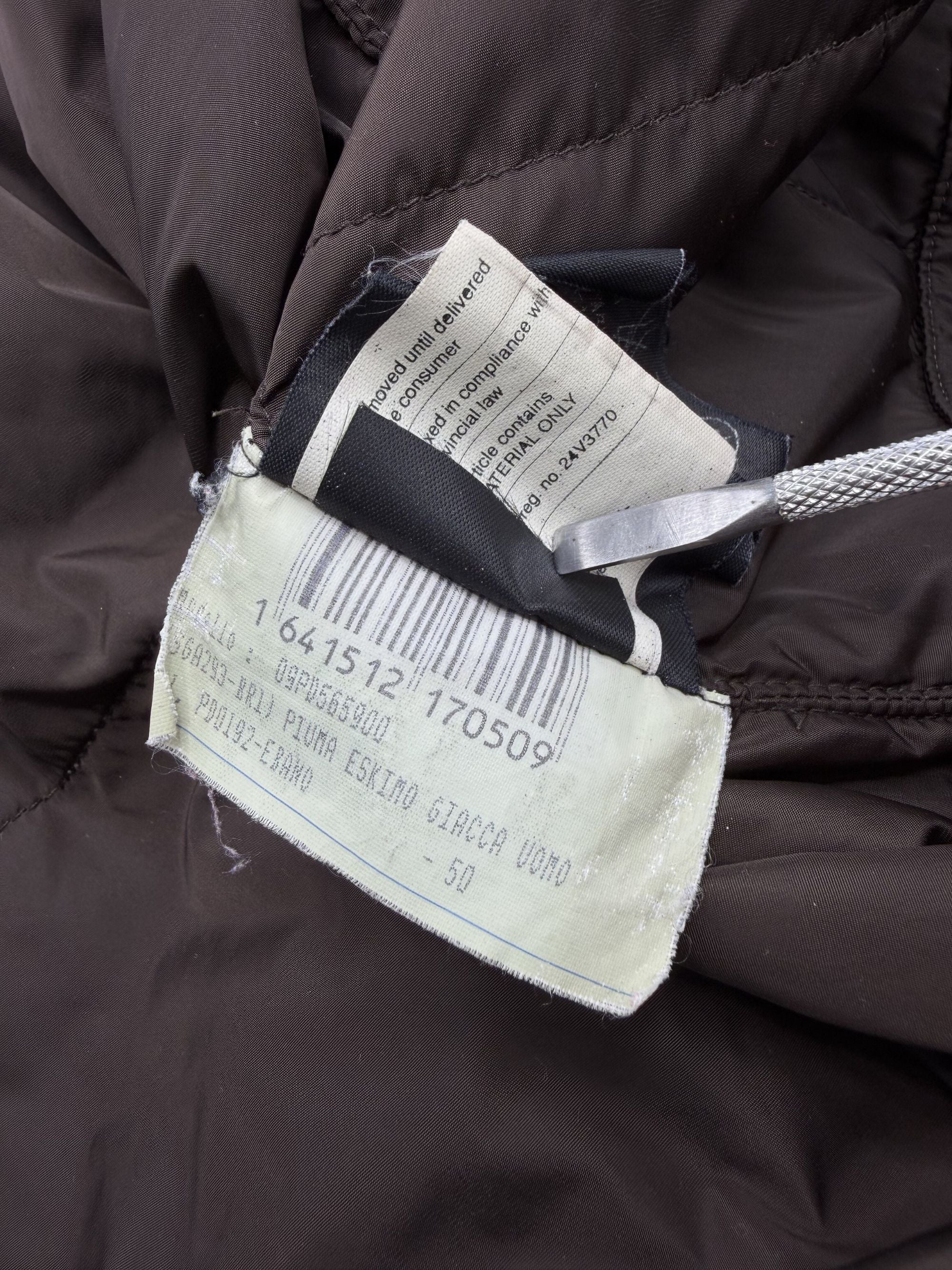 Prada Quilted Down Jacket - Khaki Prada