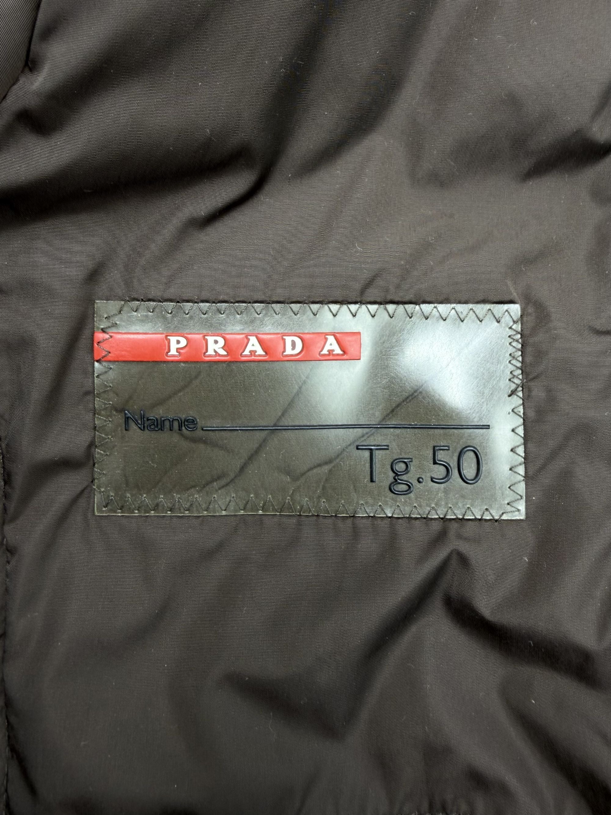 Prada Quilted Down Jacket - Khaki Prada