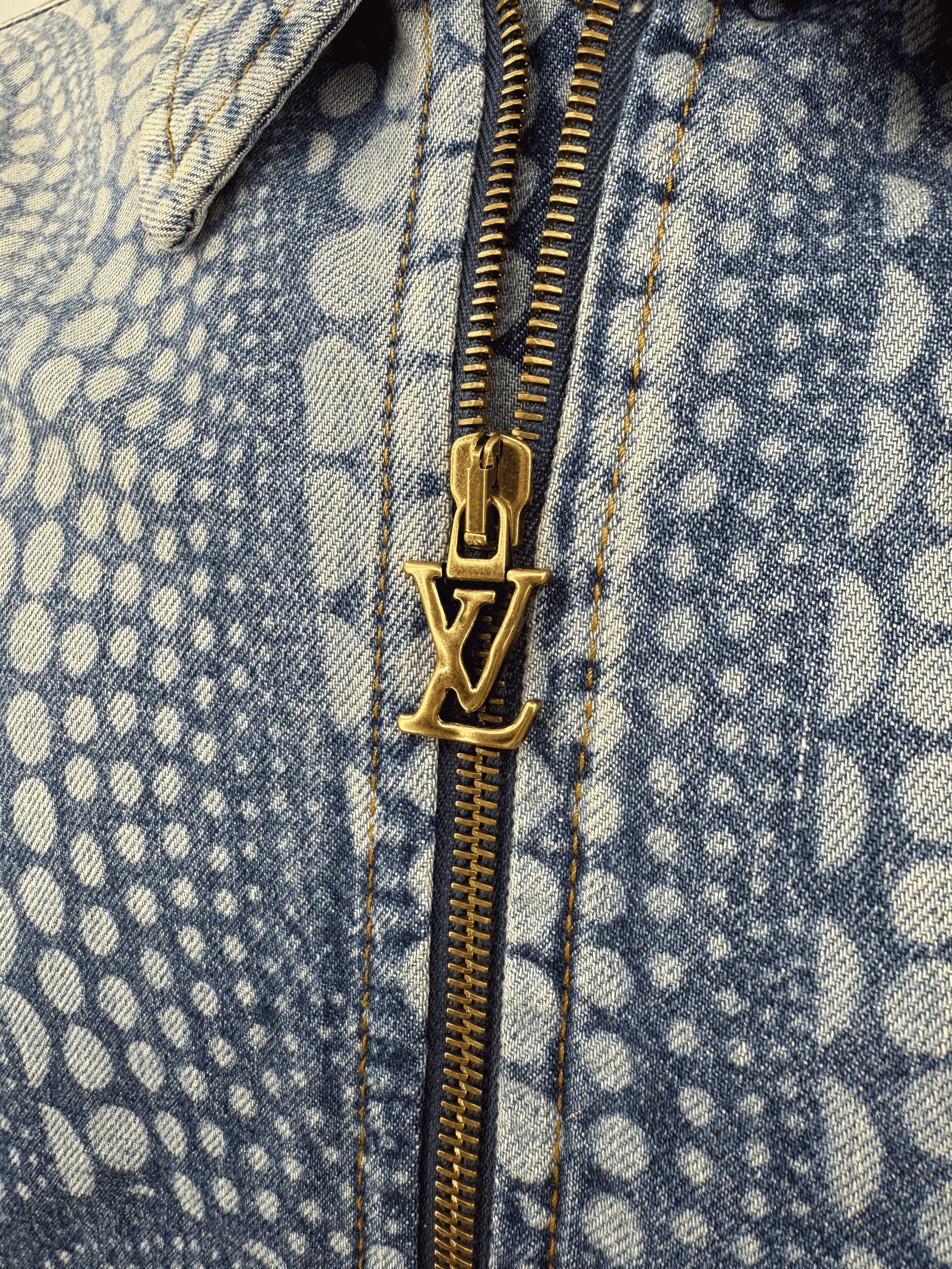 Louis Vuitton x Yayoi Kusama Denim Jacket - Blue (Unused)