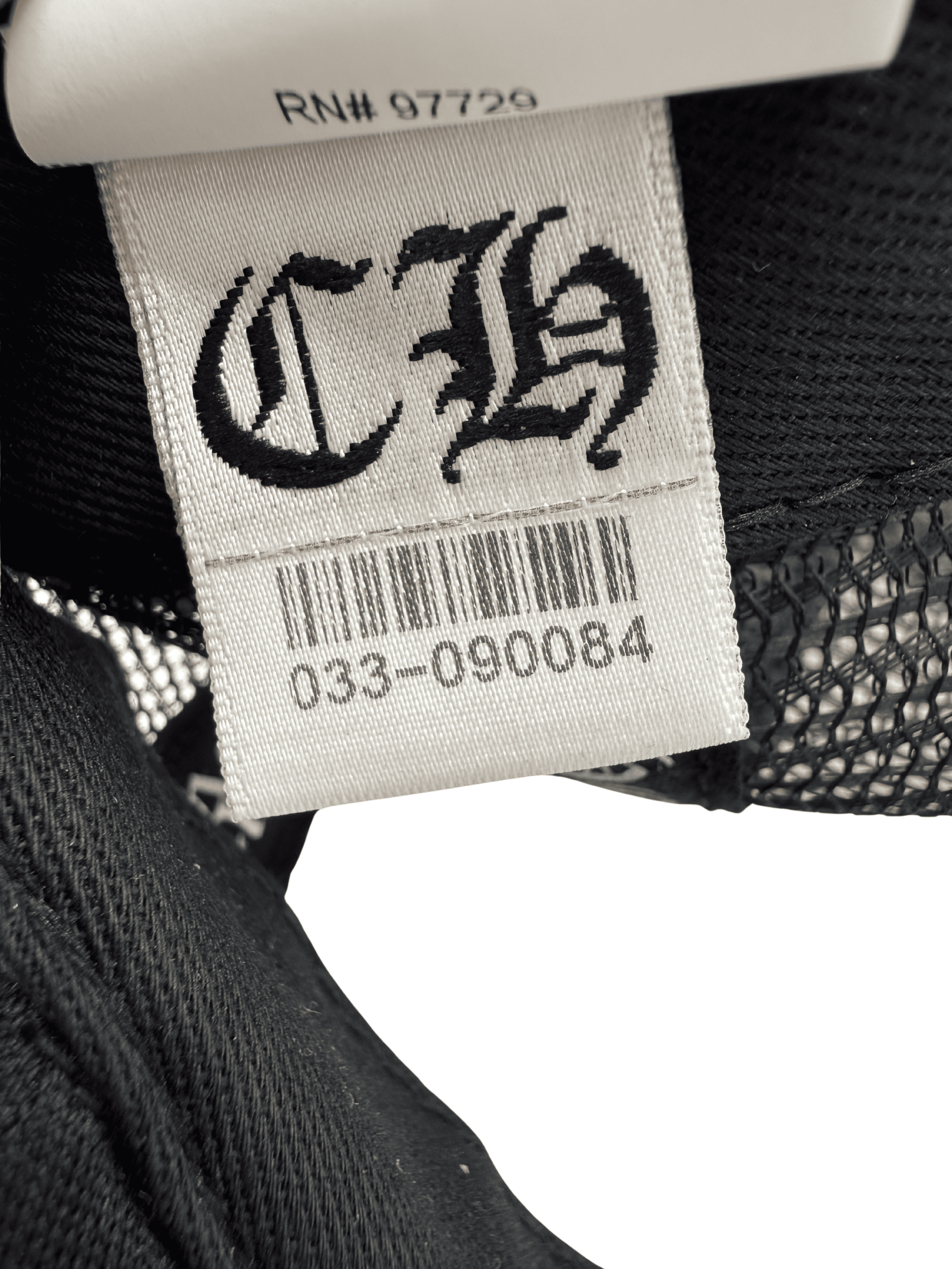 Chrome Hearts Eyechart Trucker Hat - White (Unused) Chrome Hearts