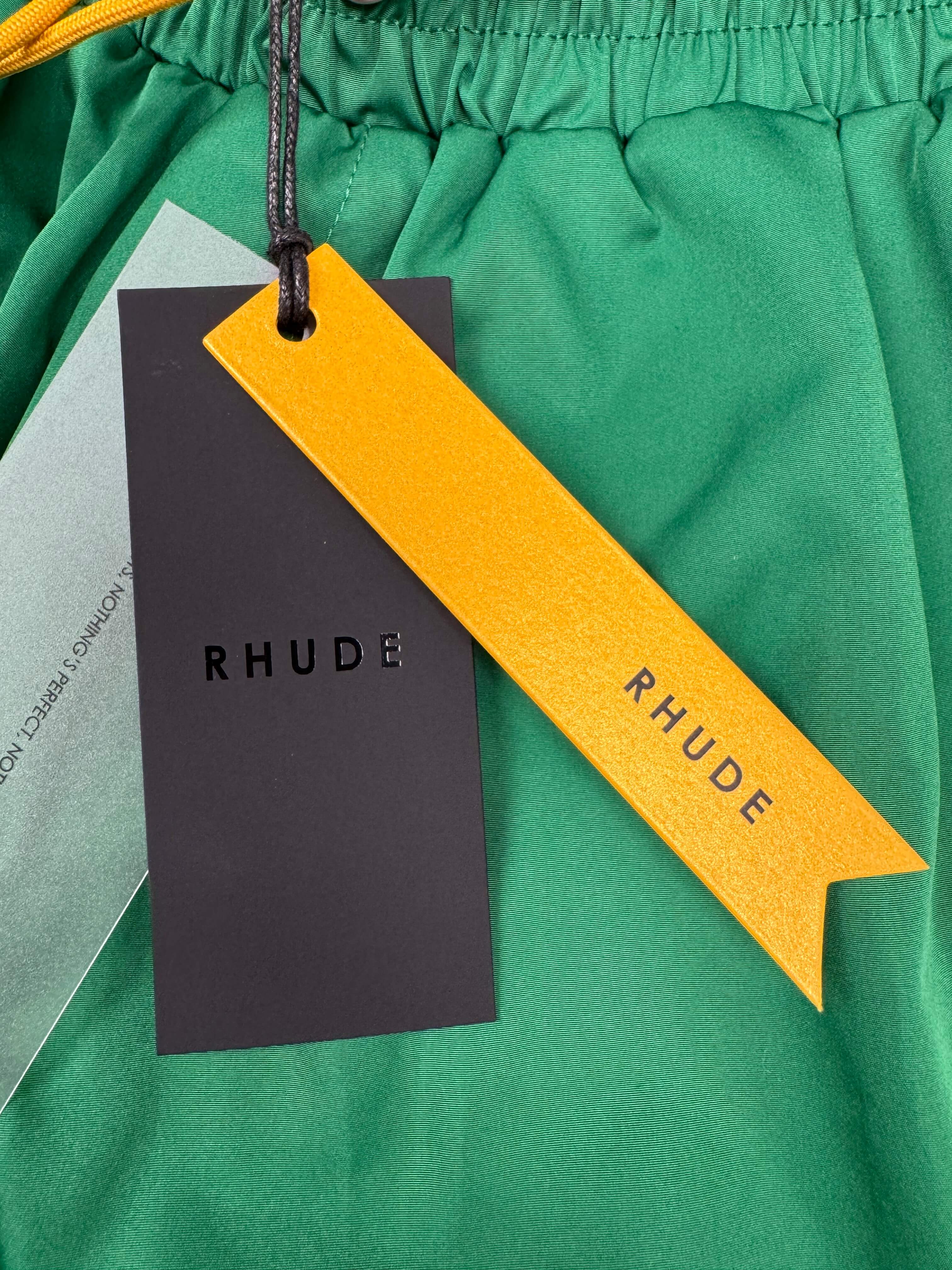 Rhude Logo-Printed Swim Shorts (Unused) Rhude