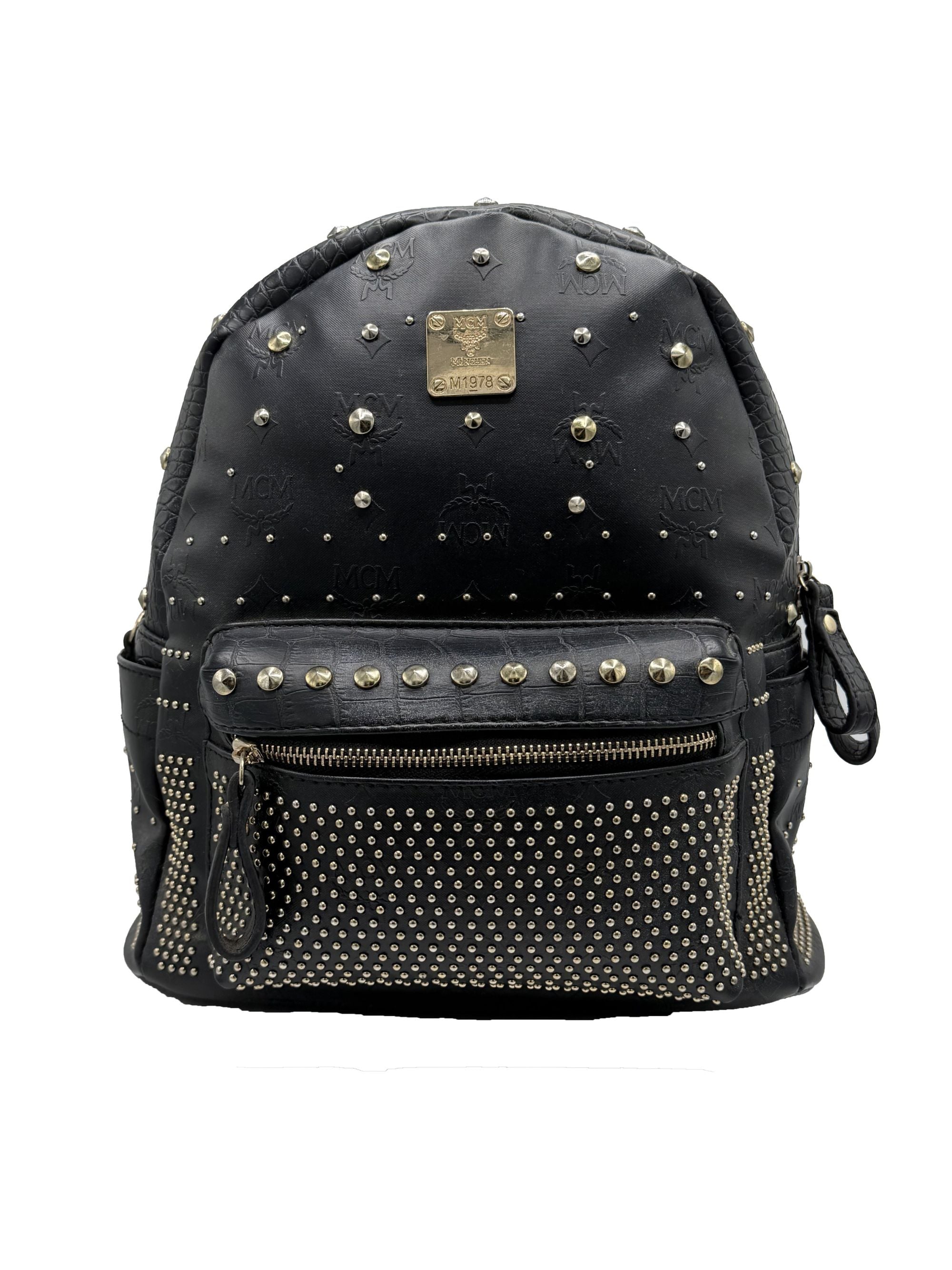 MCM Zip Backpack - Black MCM
