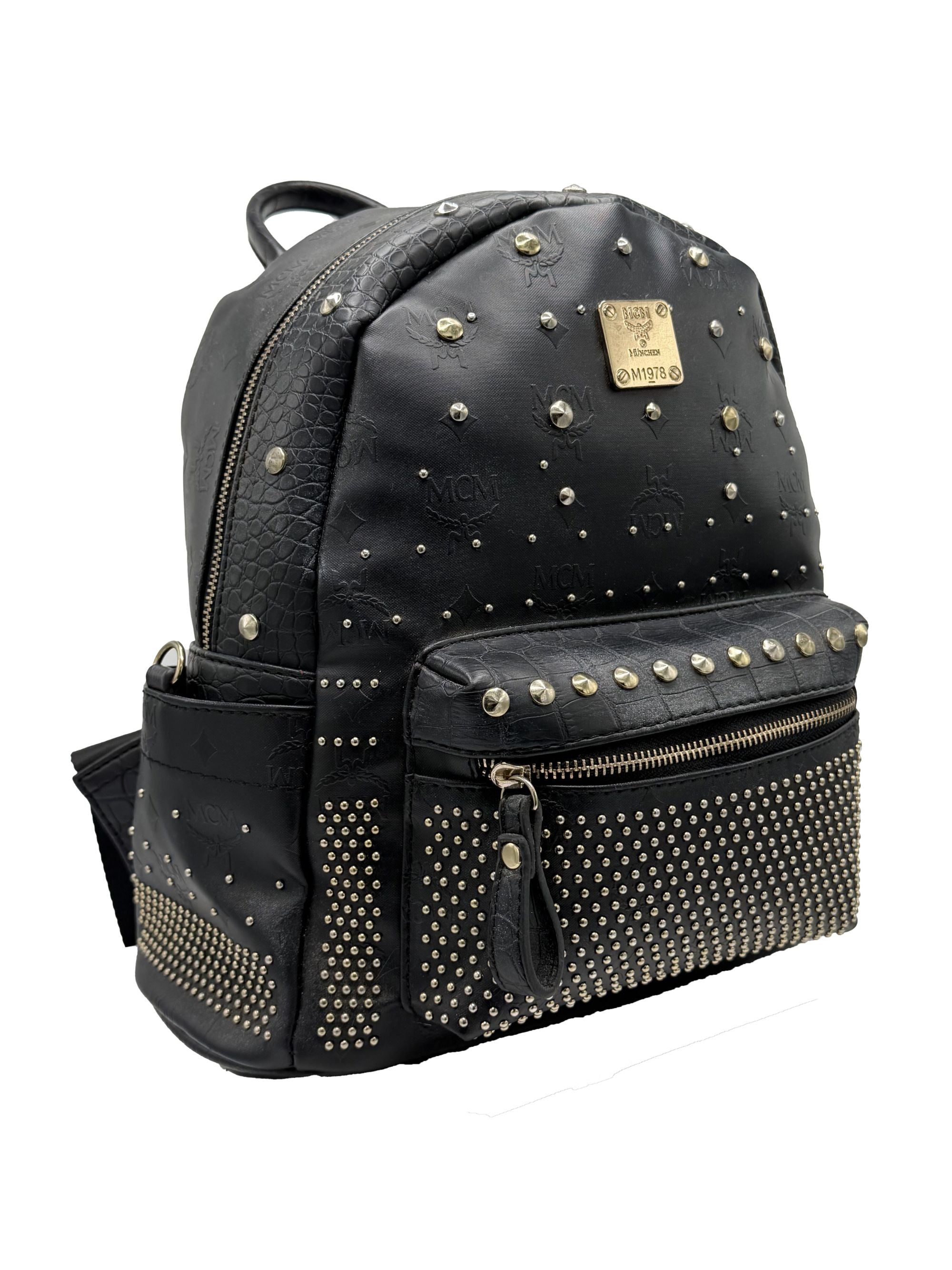 MCM Zip Backpack - Black MCM