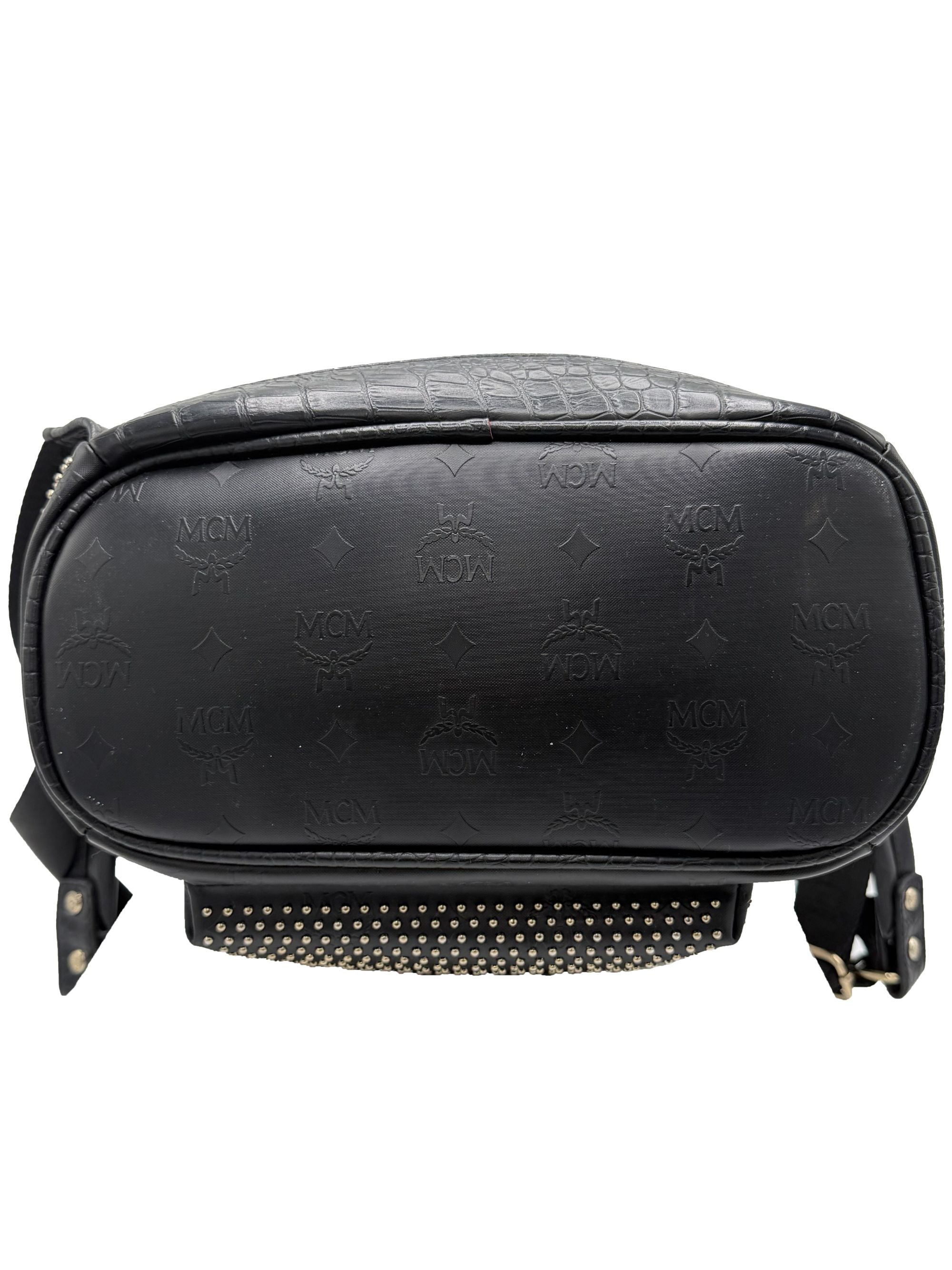 MCM Zip Backpack - Black MCM