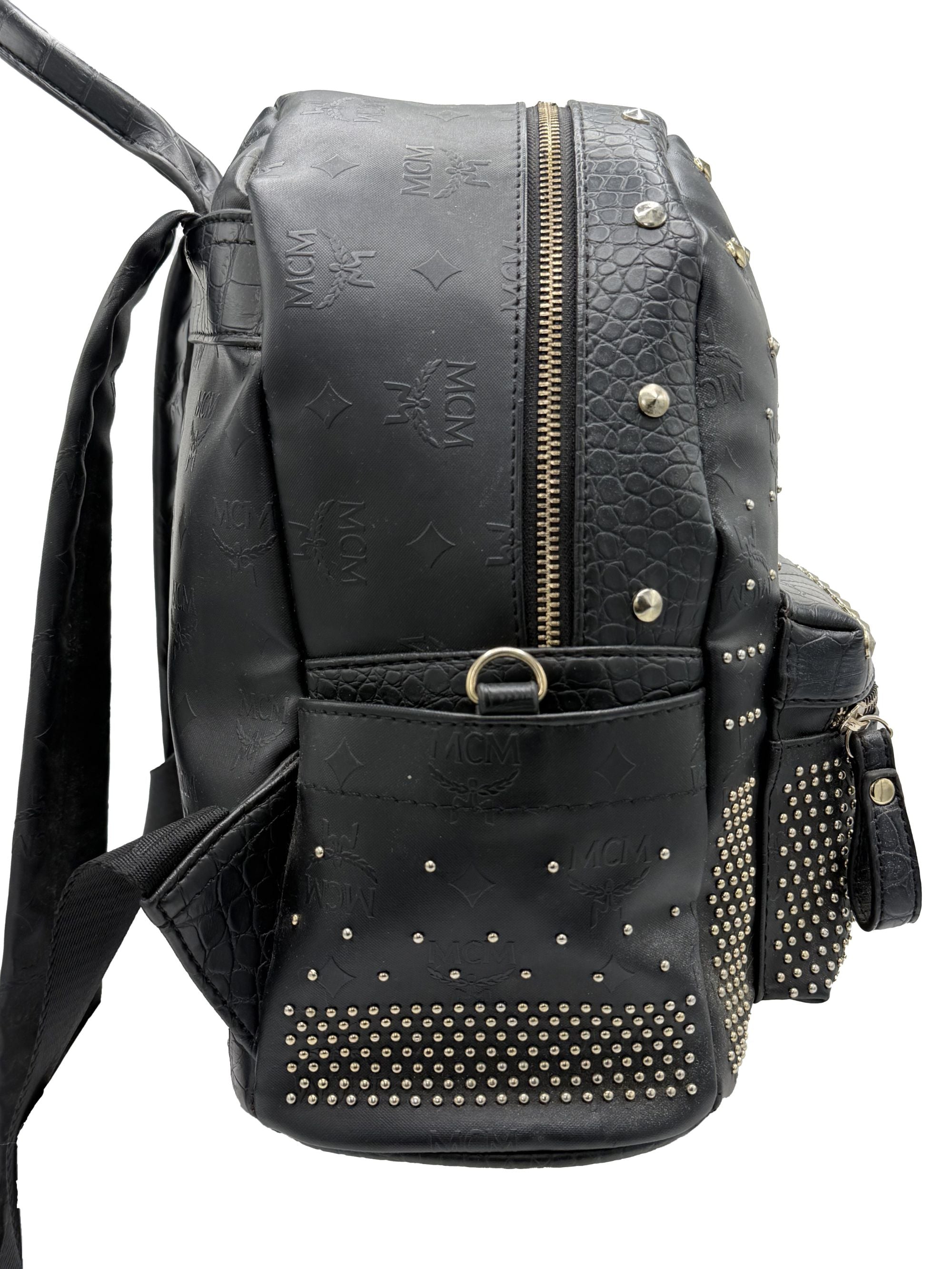 MCM Zip Backpack - Black MCM