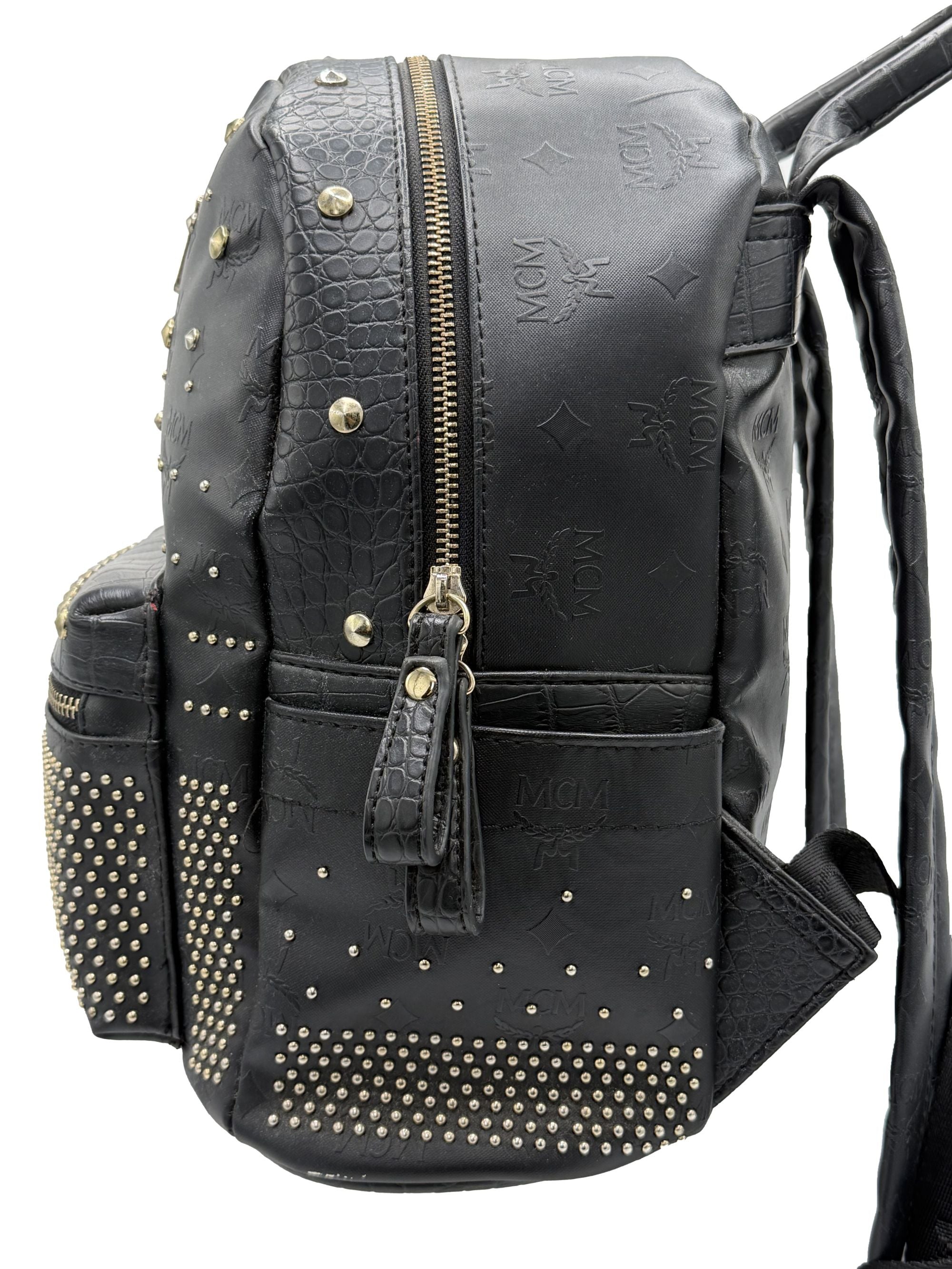 MCM Zip Backpack - Black MCM