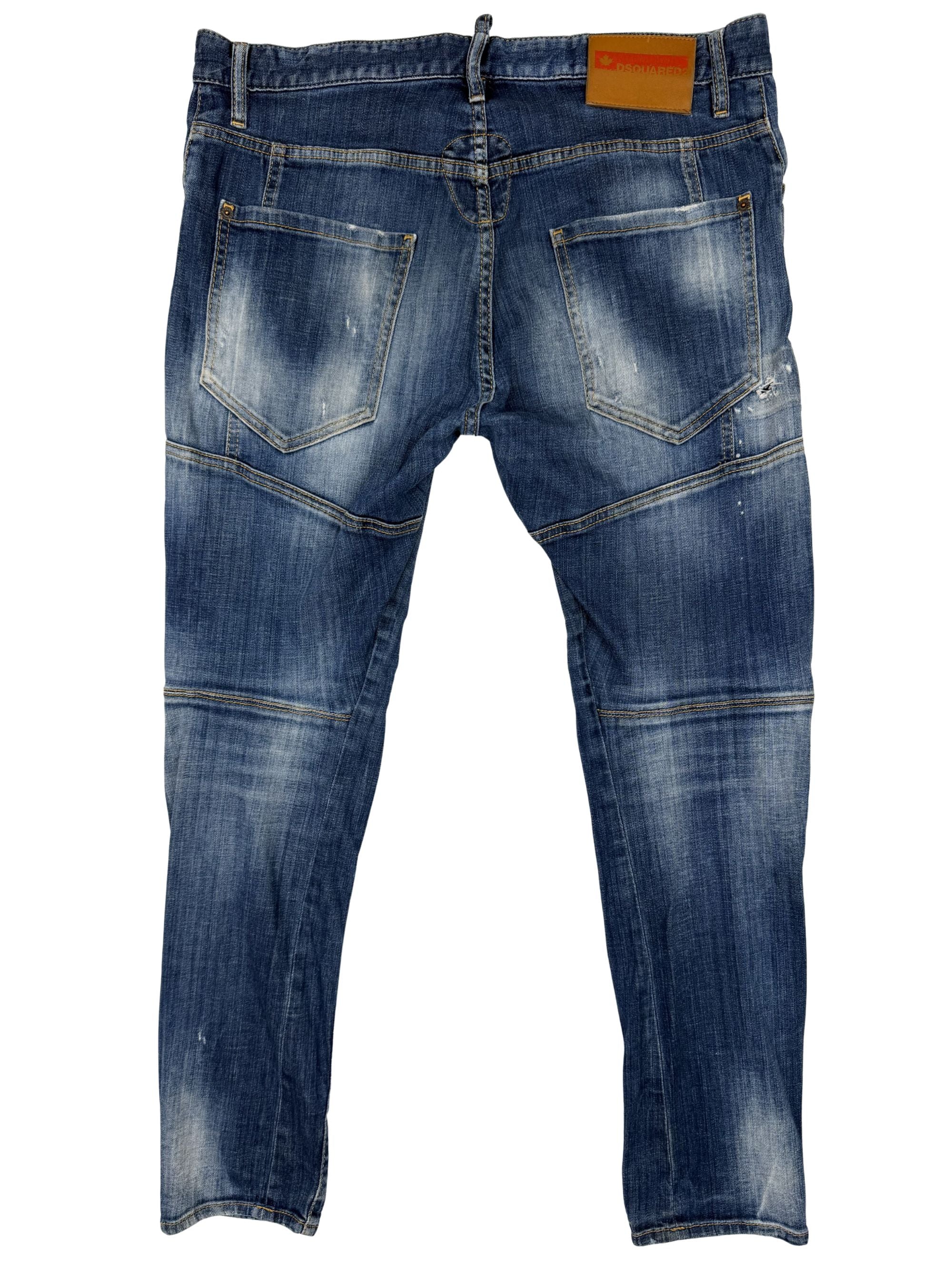 DSquared2 Distressed Denim Jeans - Blue Dsquared2