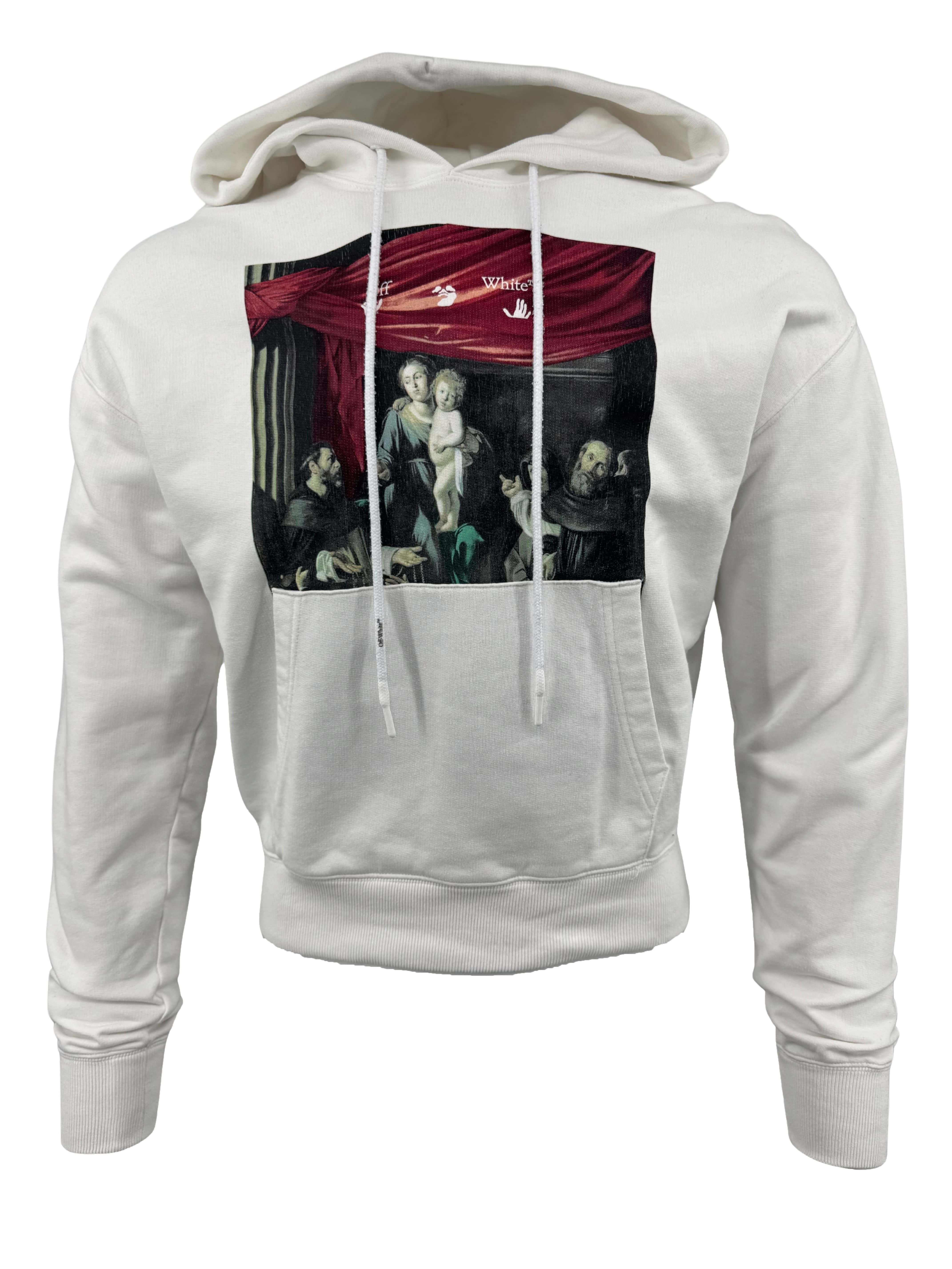 Off-White Caravaggio Arrows Hoodie - White Off-White