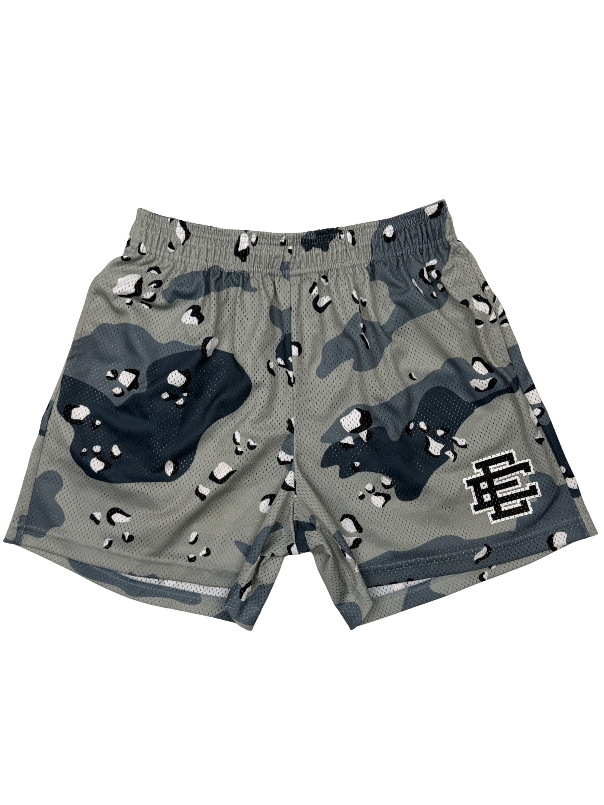 Eric Emanuel Mesh Camo Shorts - Blue Eric Emanuel