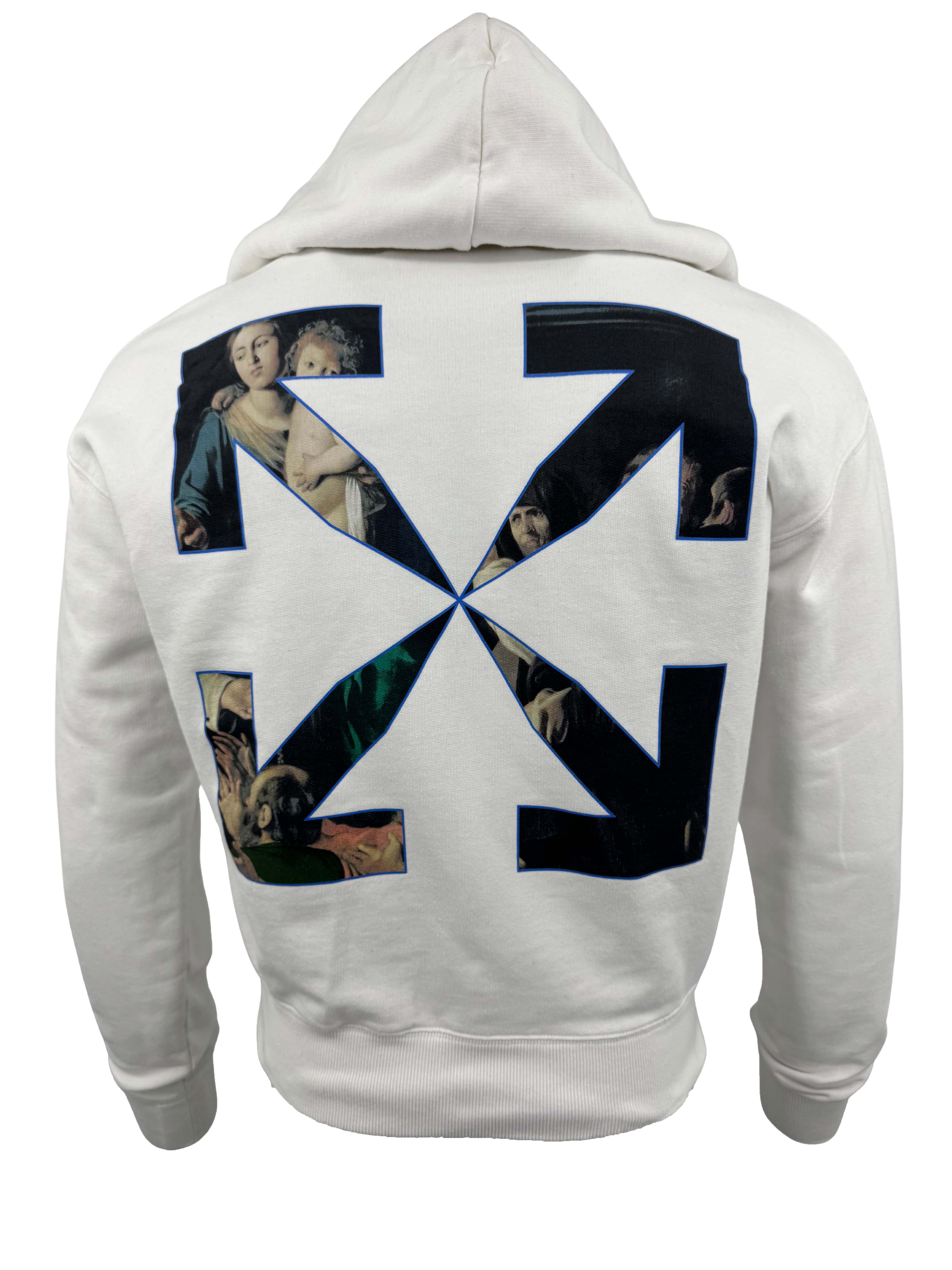 Off-White Caravaggio Arrows Hoodie - White Off-White