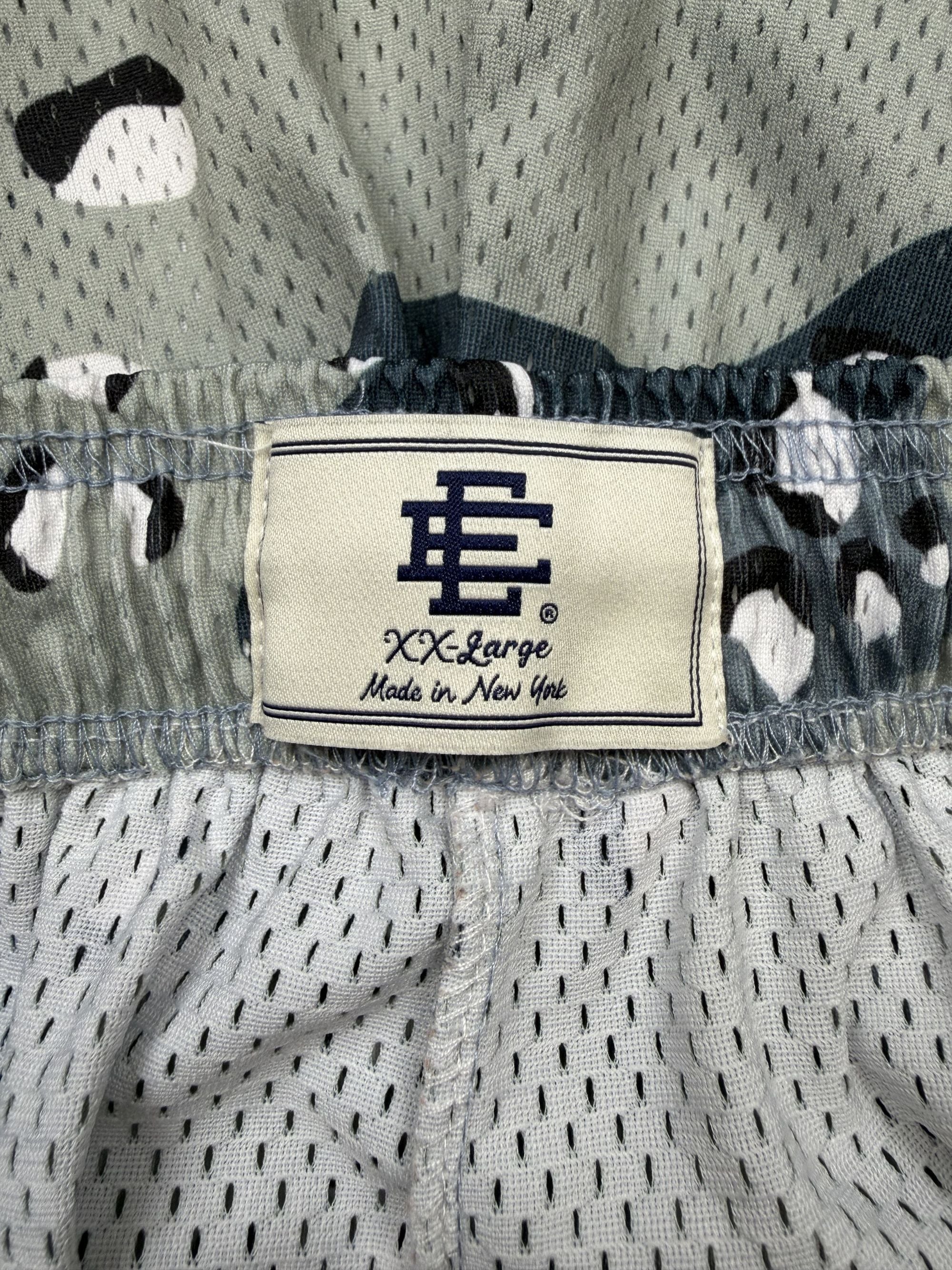 Eric Emanuel Mesh Camo Shorts - Blue Eric Emanuel