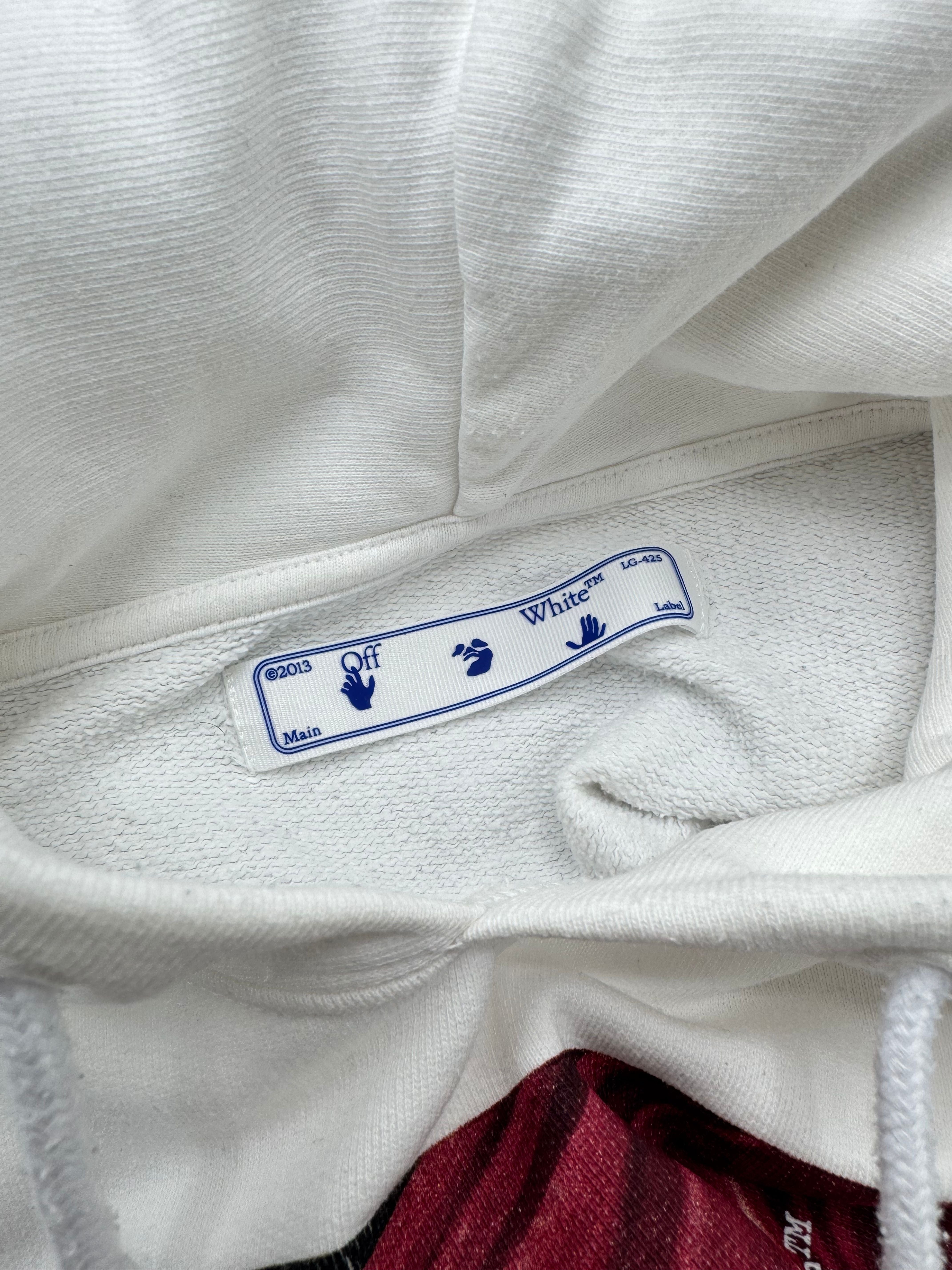 Off-White Caravaggio Arrows Hoodie - White Off-White