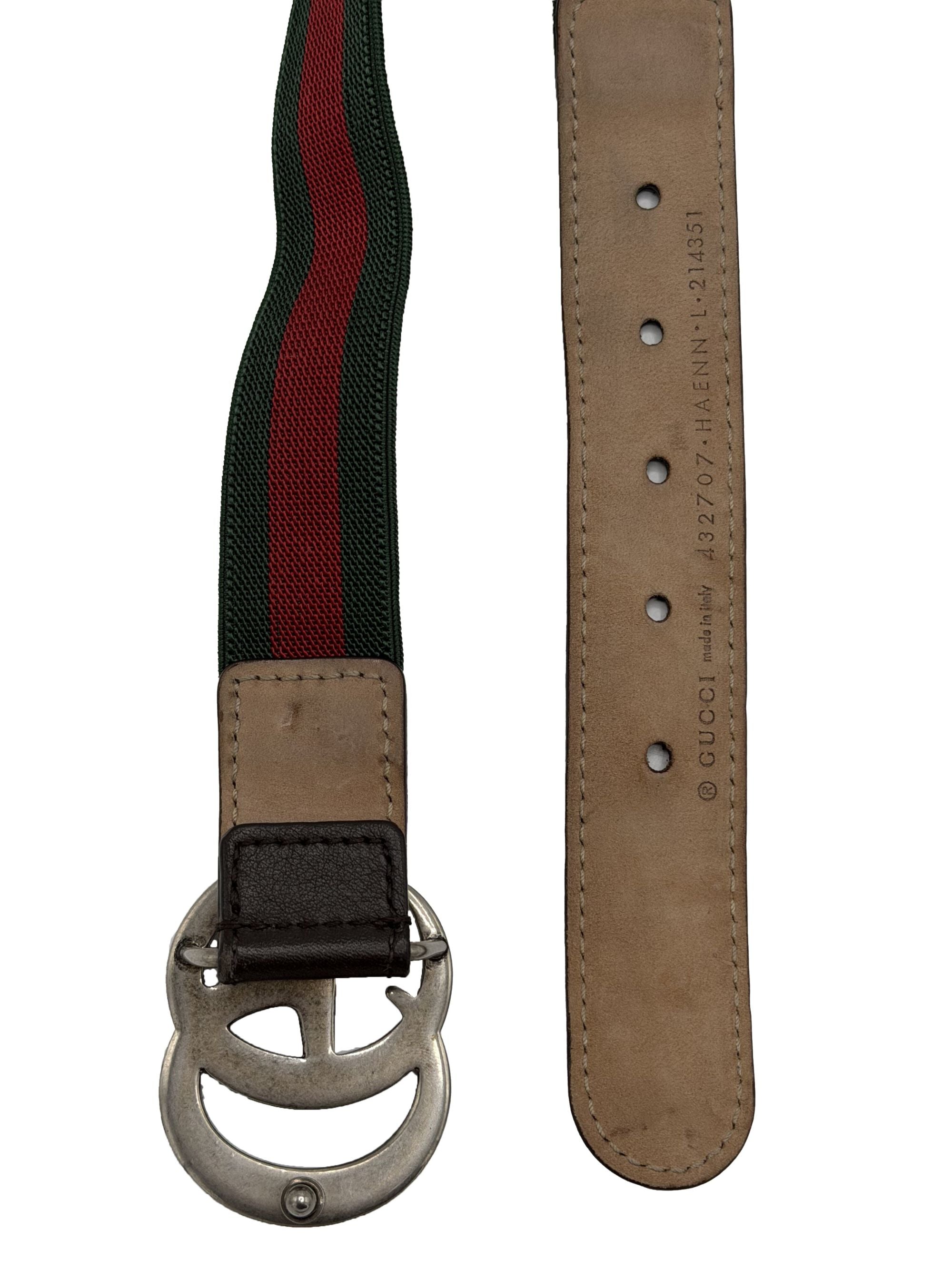 Gucci GG Belt - Red/Green Gucci