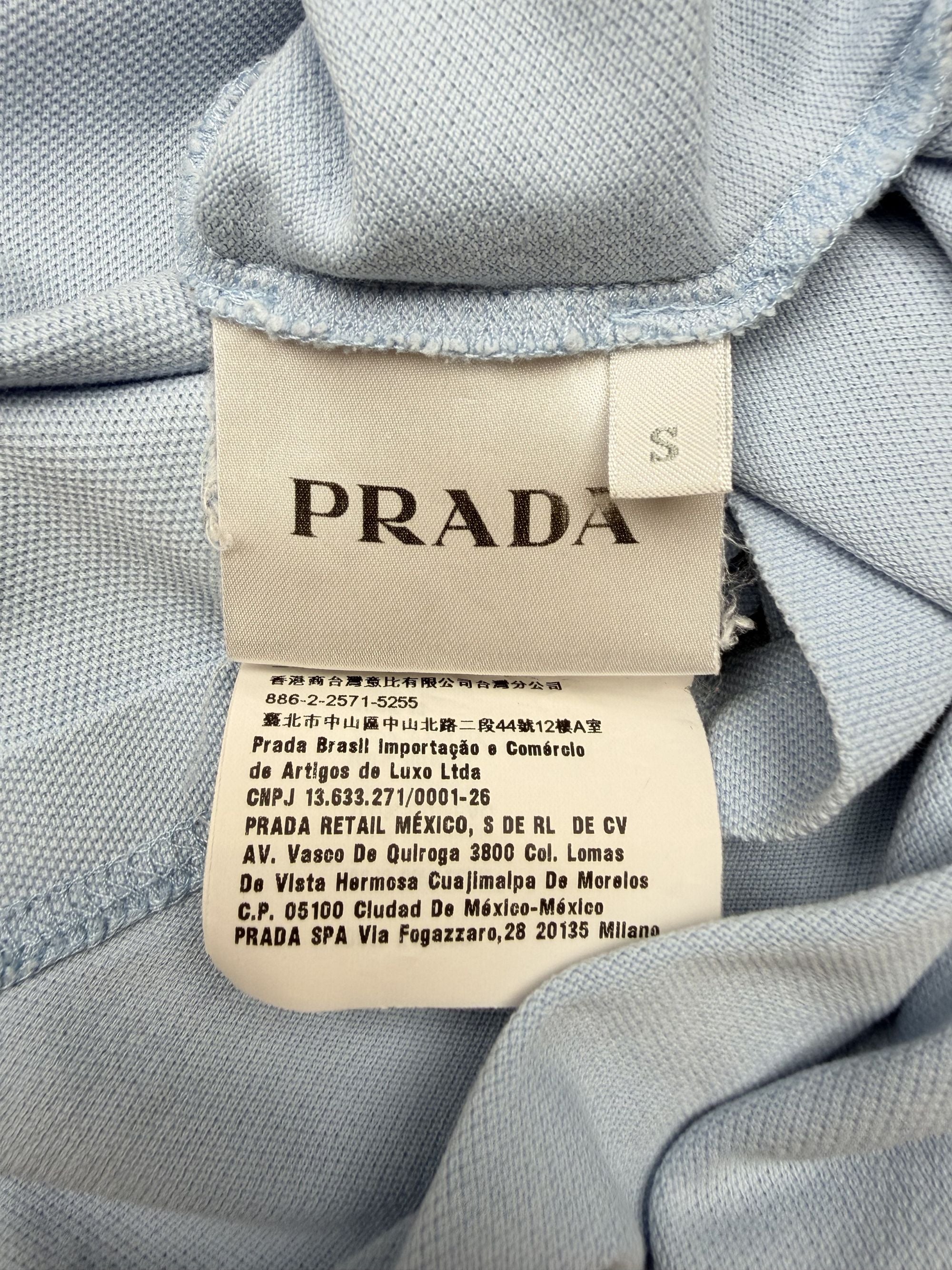 Prada Logo Polo - Blue Prada