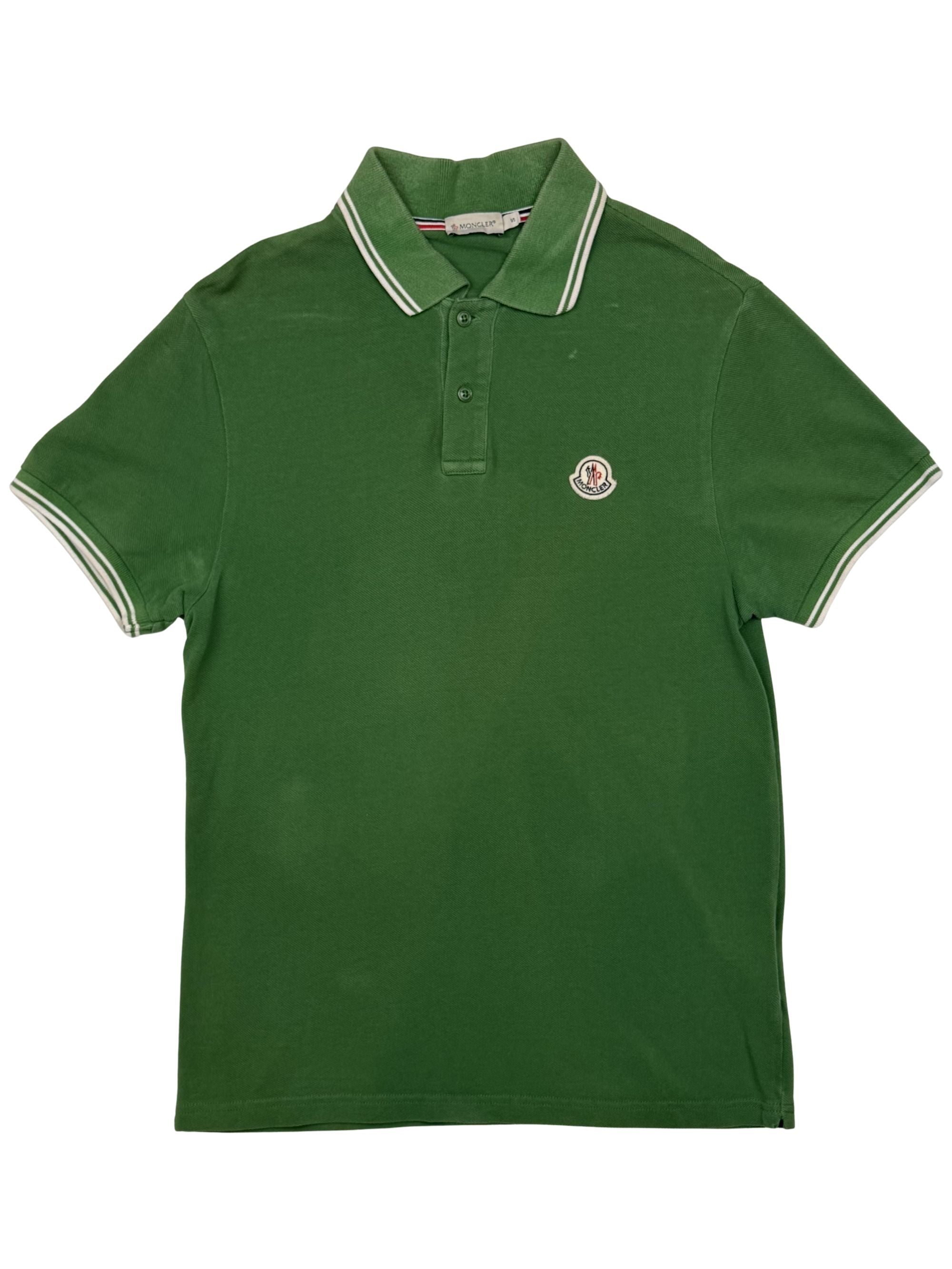 Moncler Badge Polo - Green Moncler