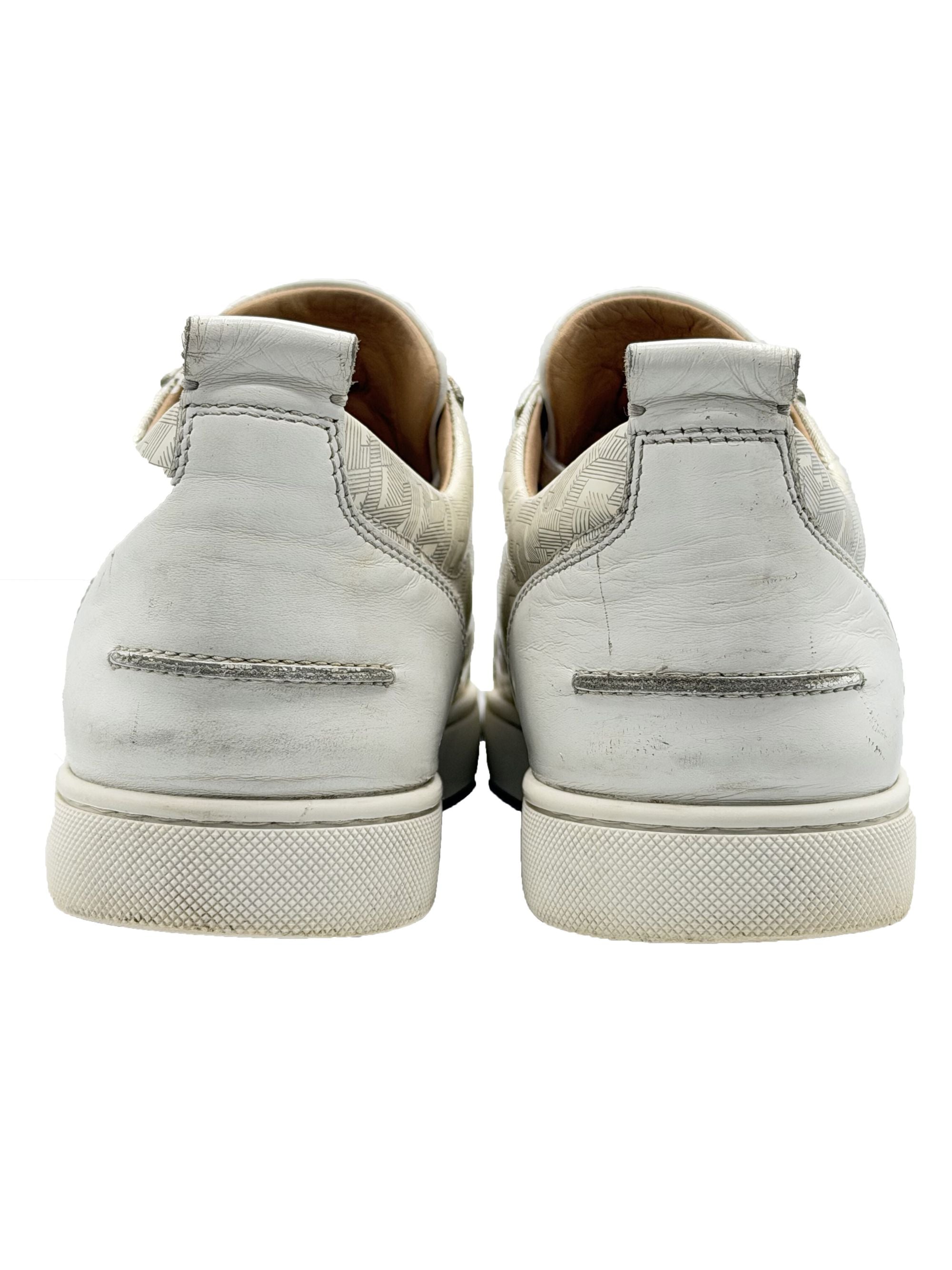 Louboutin Low Spike - White Christian Louboutin