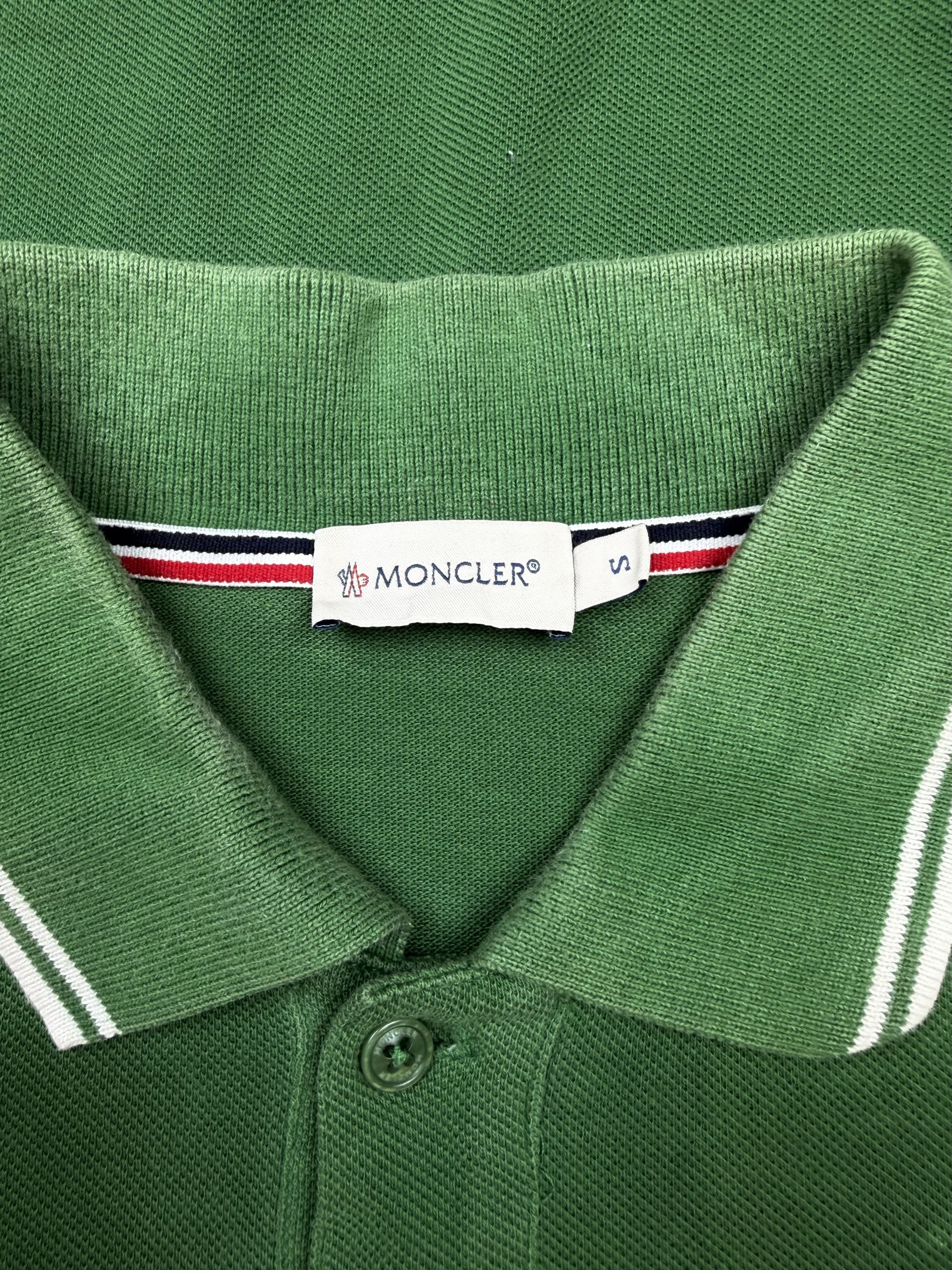 Moncler Badge Polo - Green Moncler