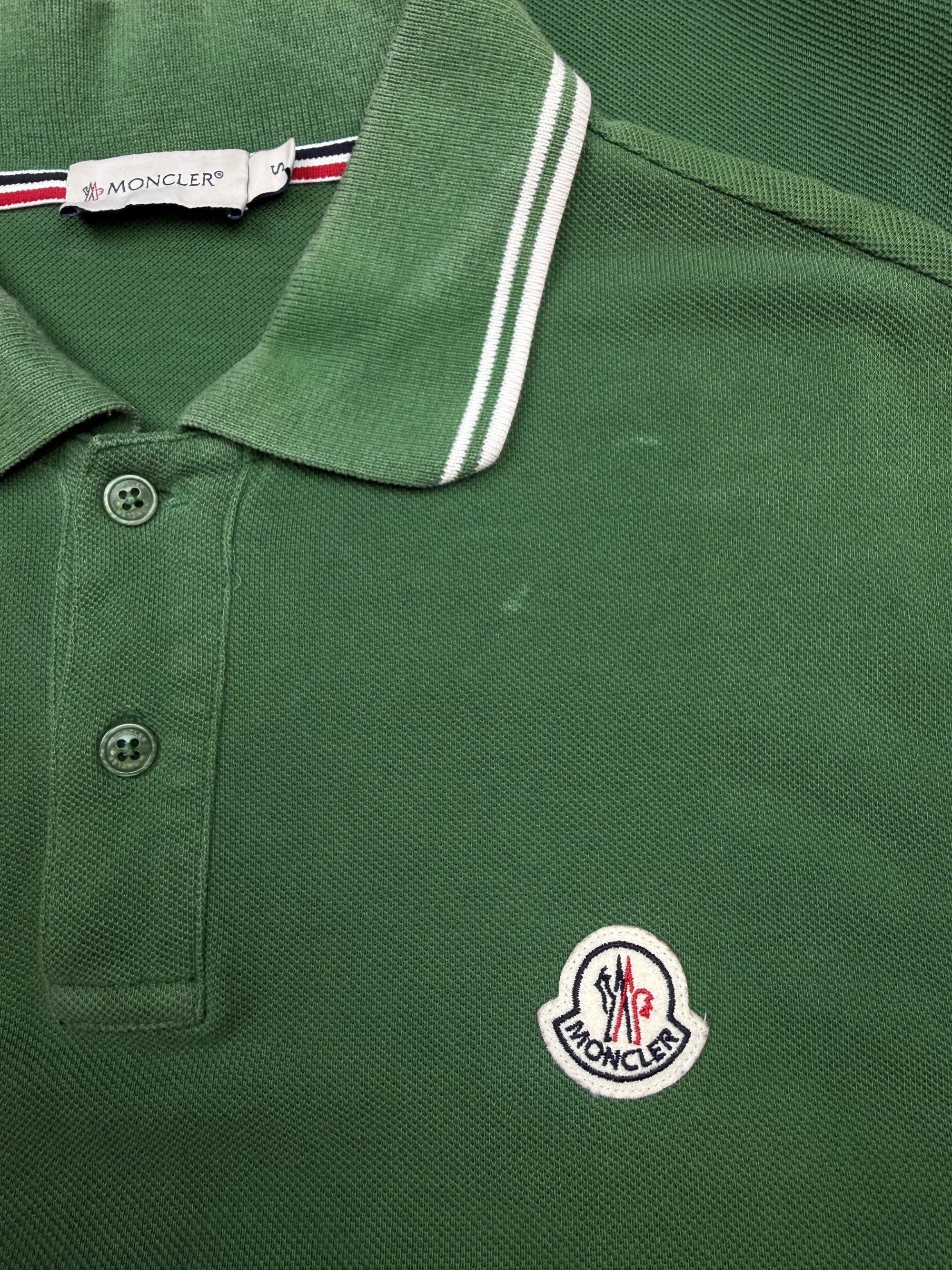 Moncler Badge Polo - Green Moncler