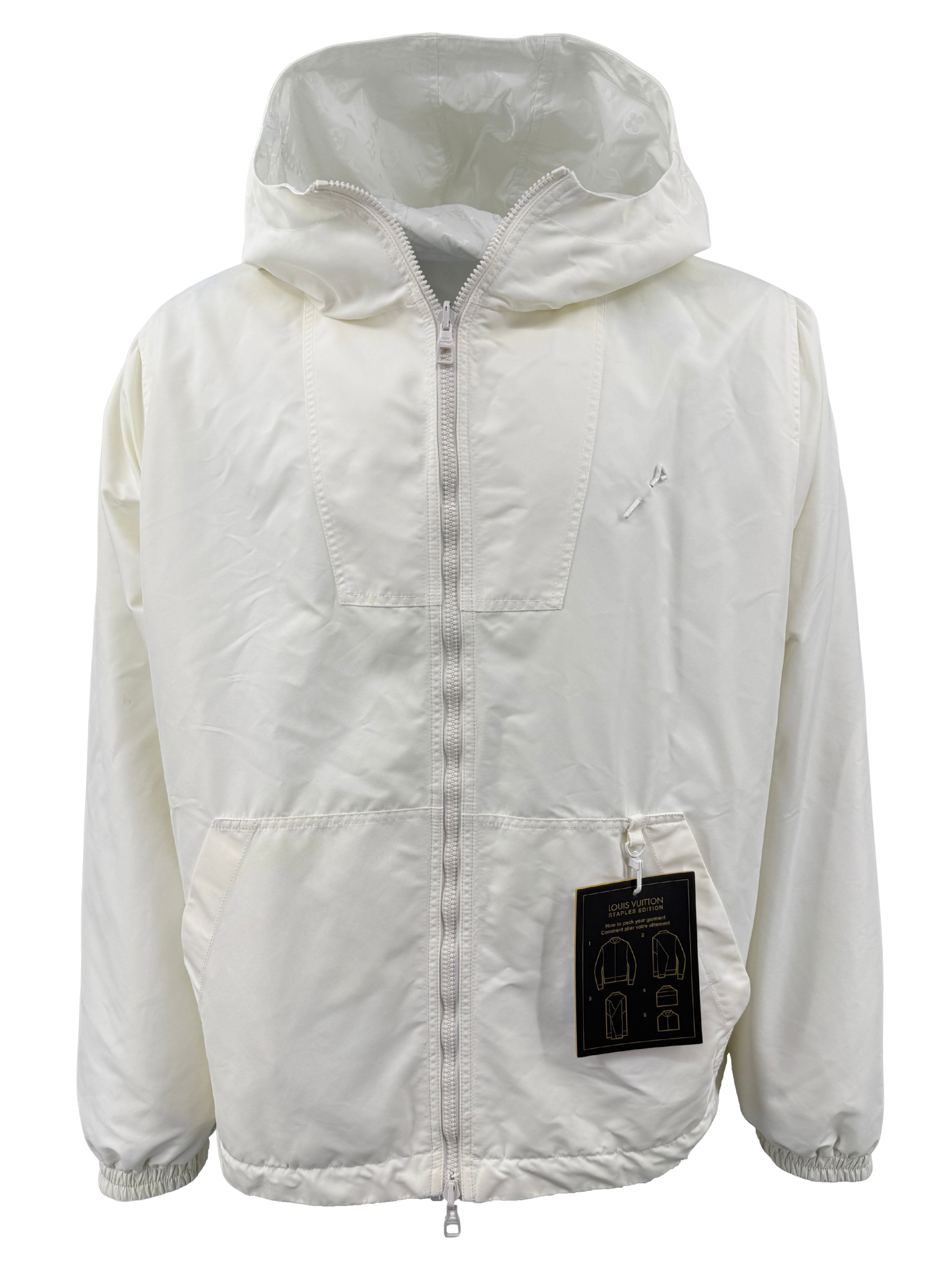 Louis Vuitton Reversible Monogram Windbreaker - White