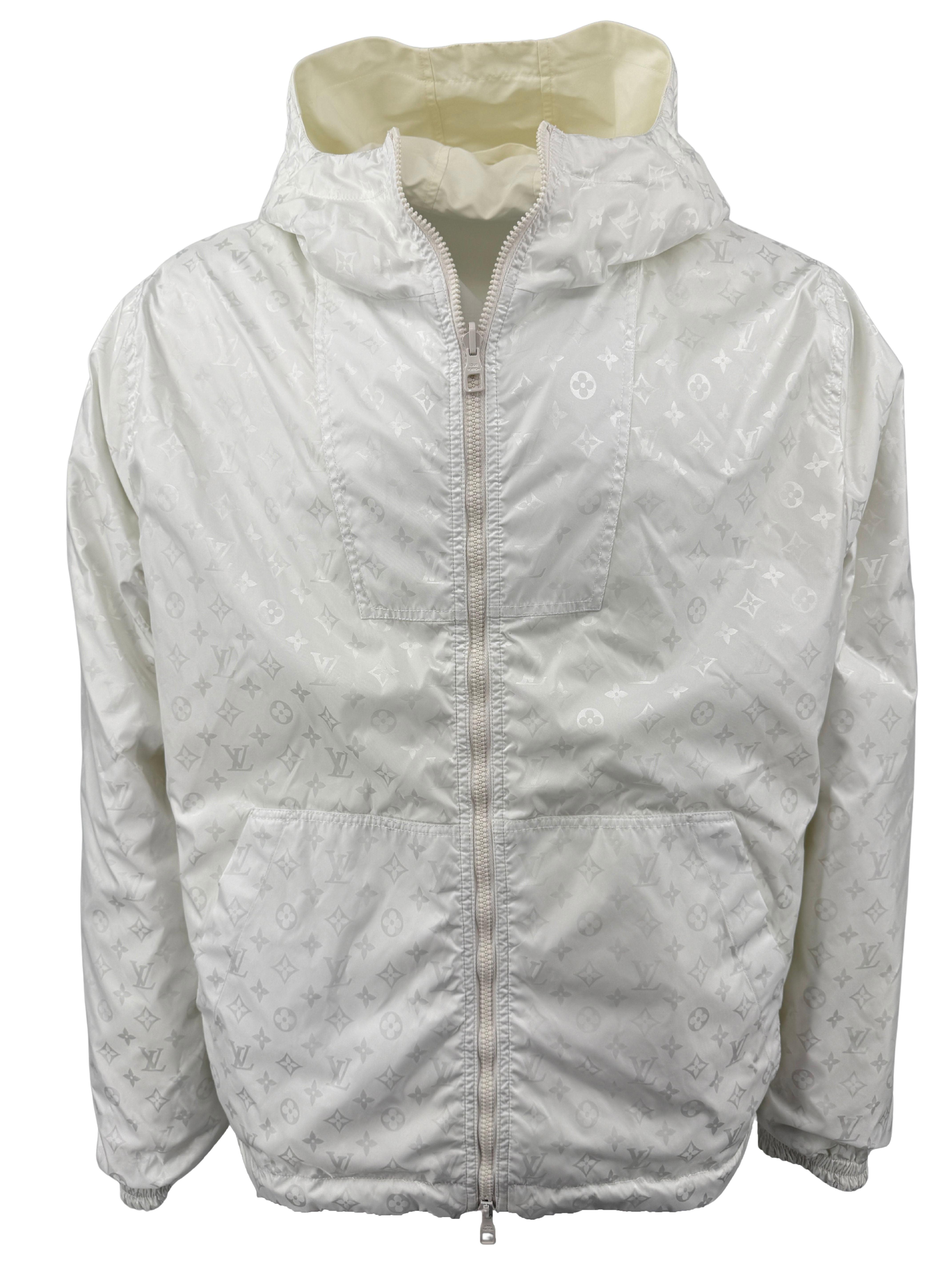 Louis Vuitton Reversible Monogram Windbreaker - White