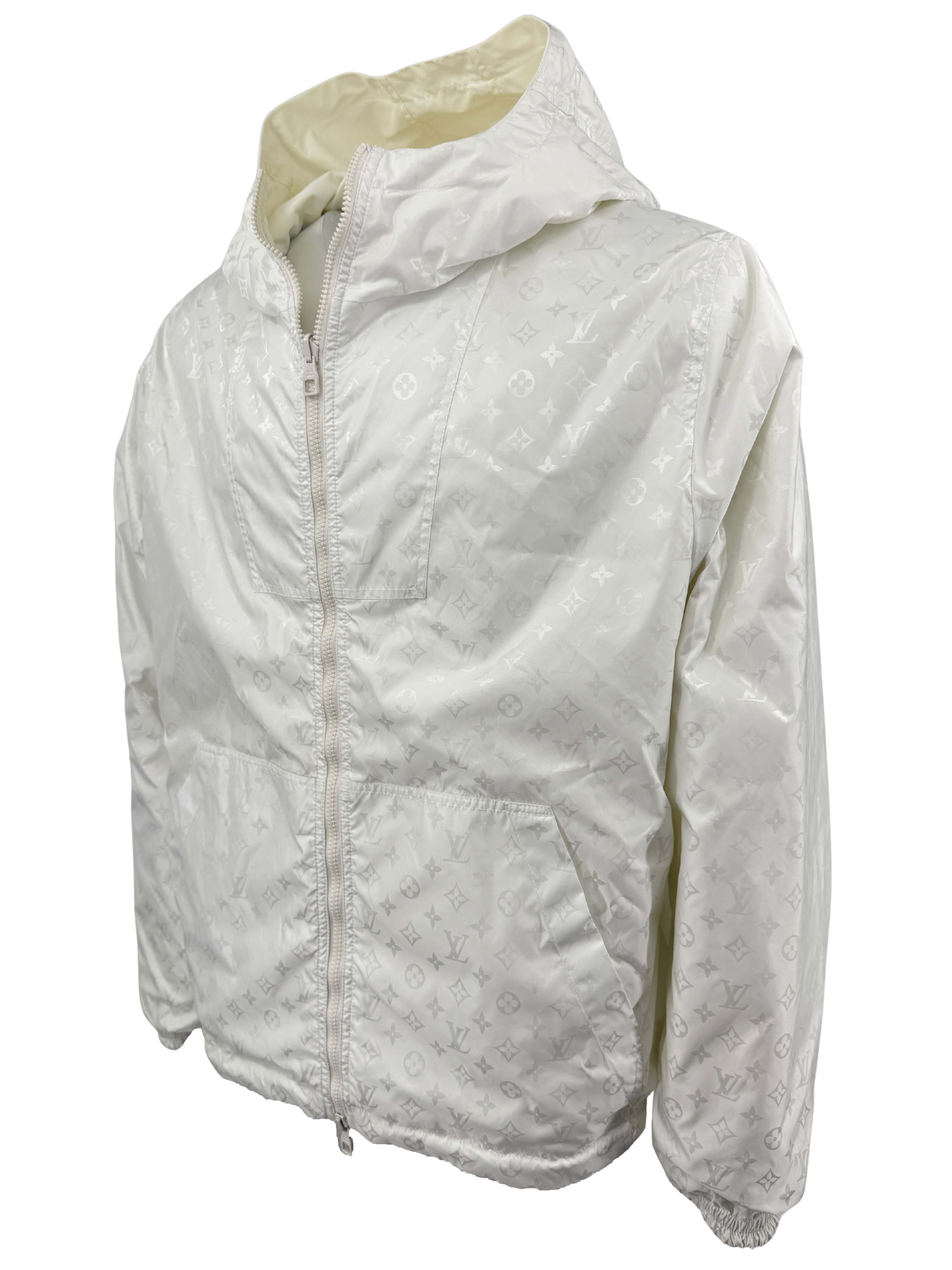 Louis Vuitton Reversible Monogram Windbreaker - White