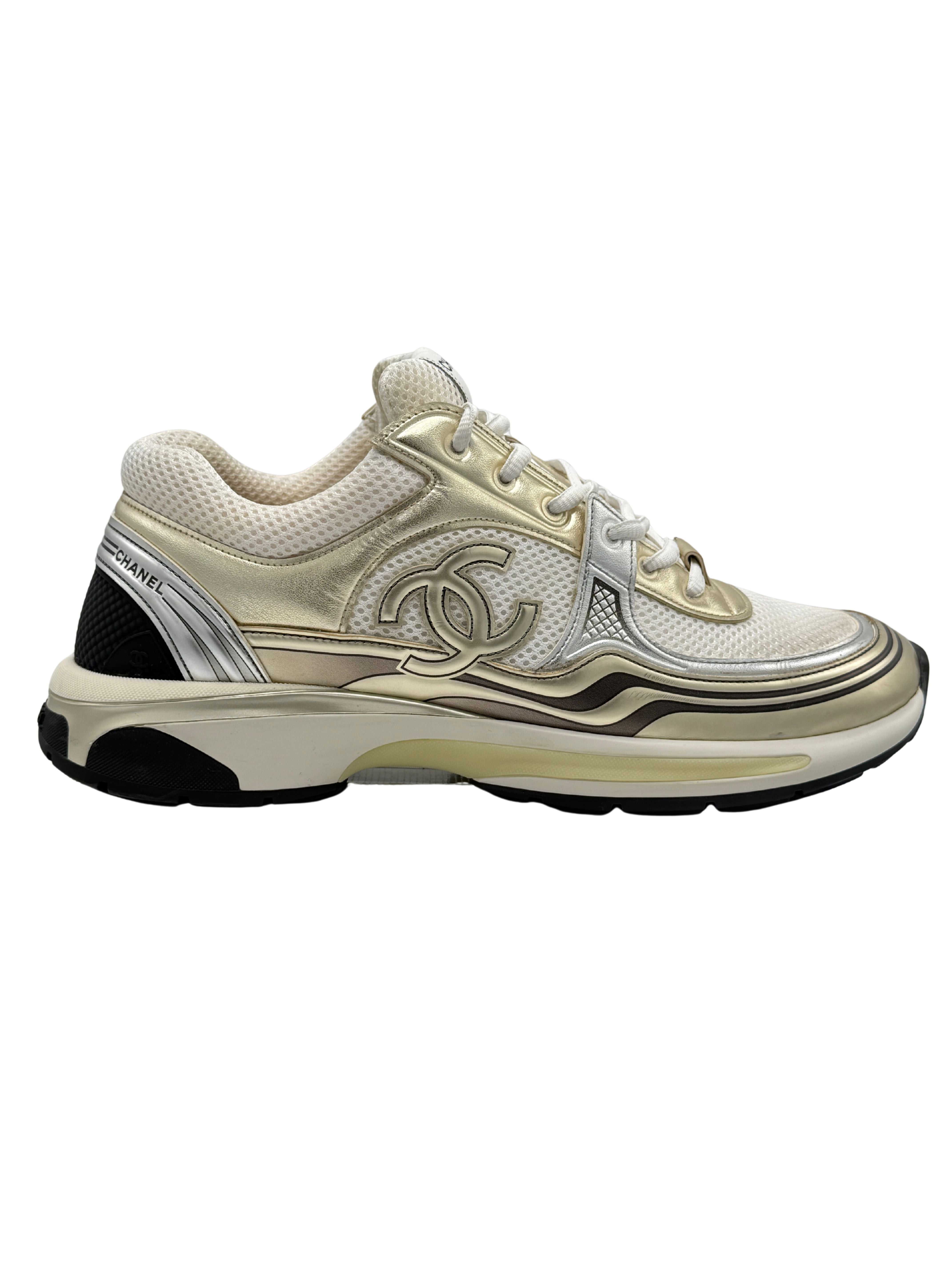 Chanel CC Runner Trainer - Gold Chanel