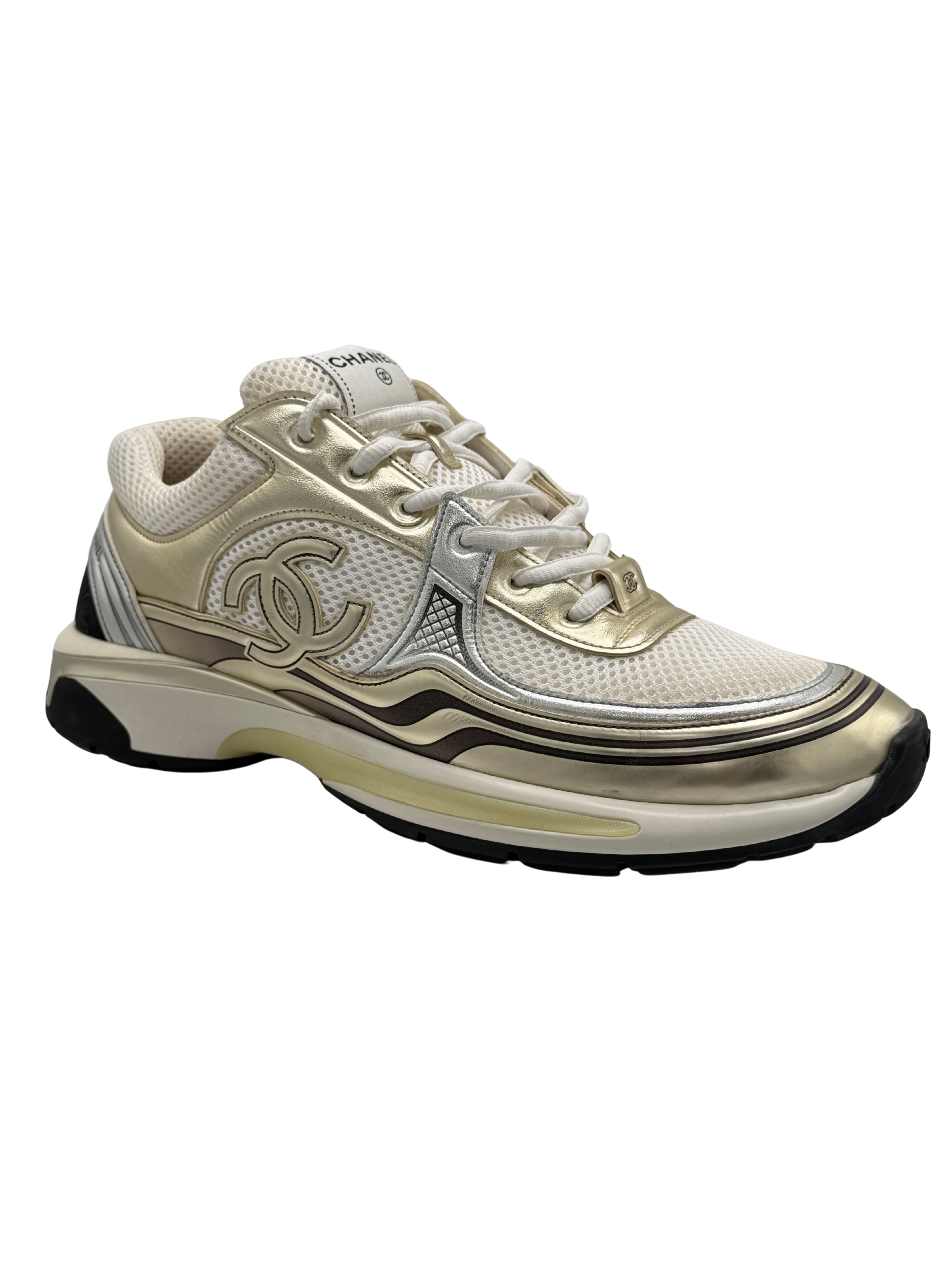Chanel CC Runner Trainer - Gold Chanel