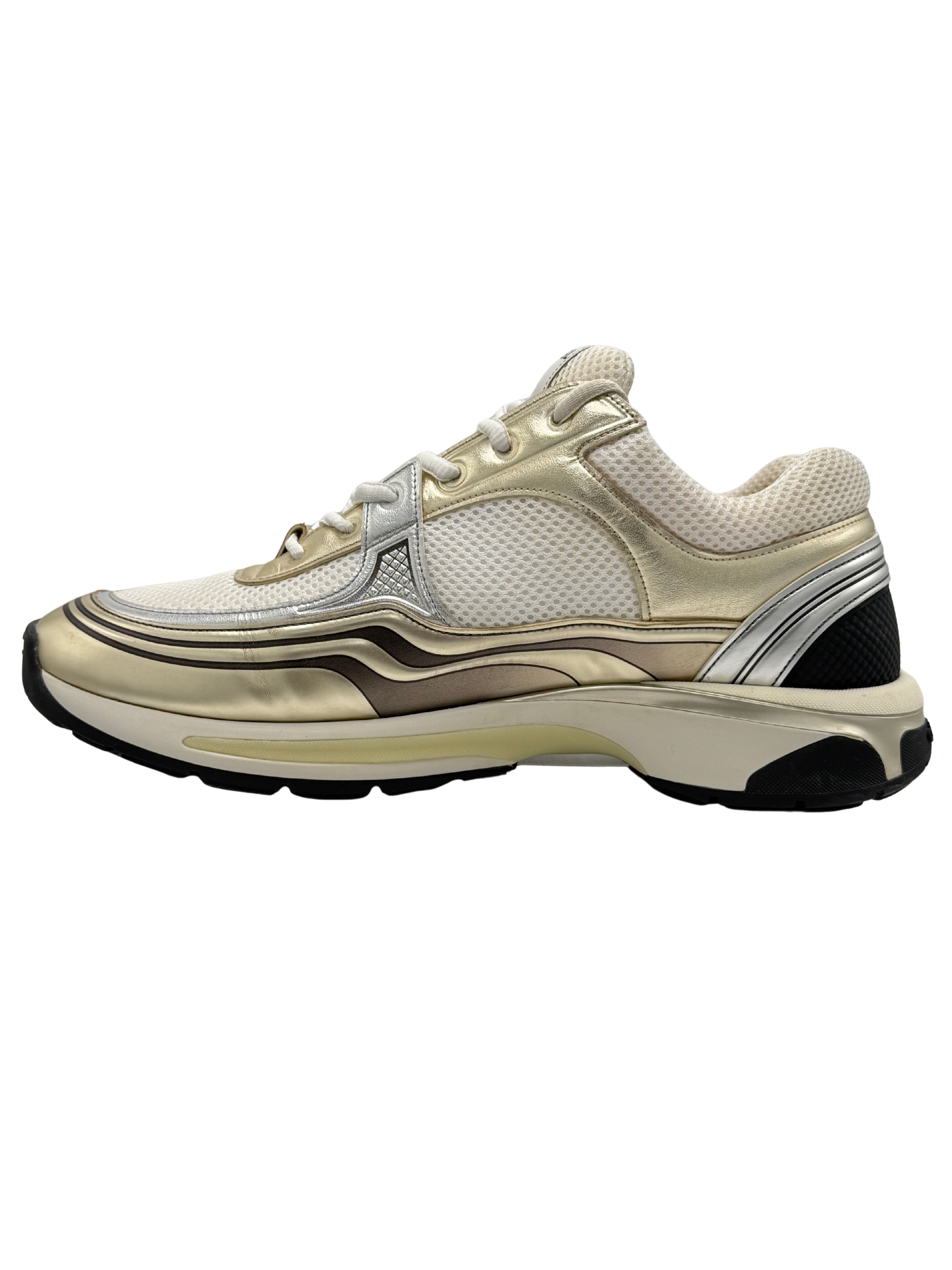 Chanel CC Runner Trainer - Gold Chanel