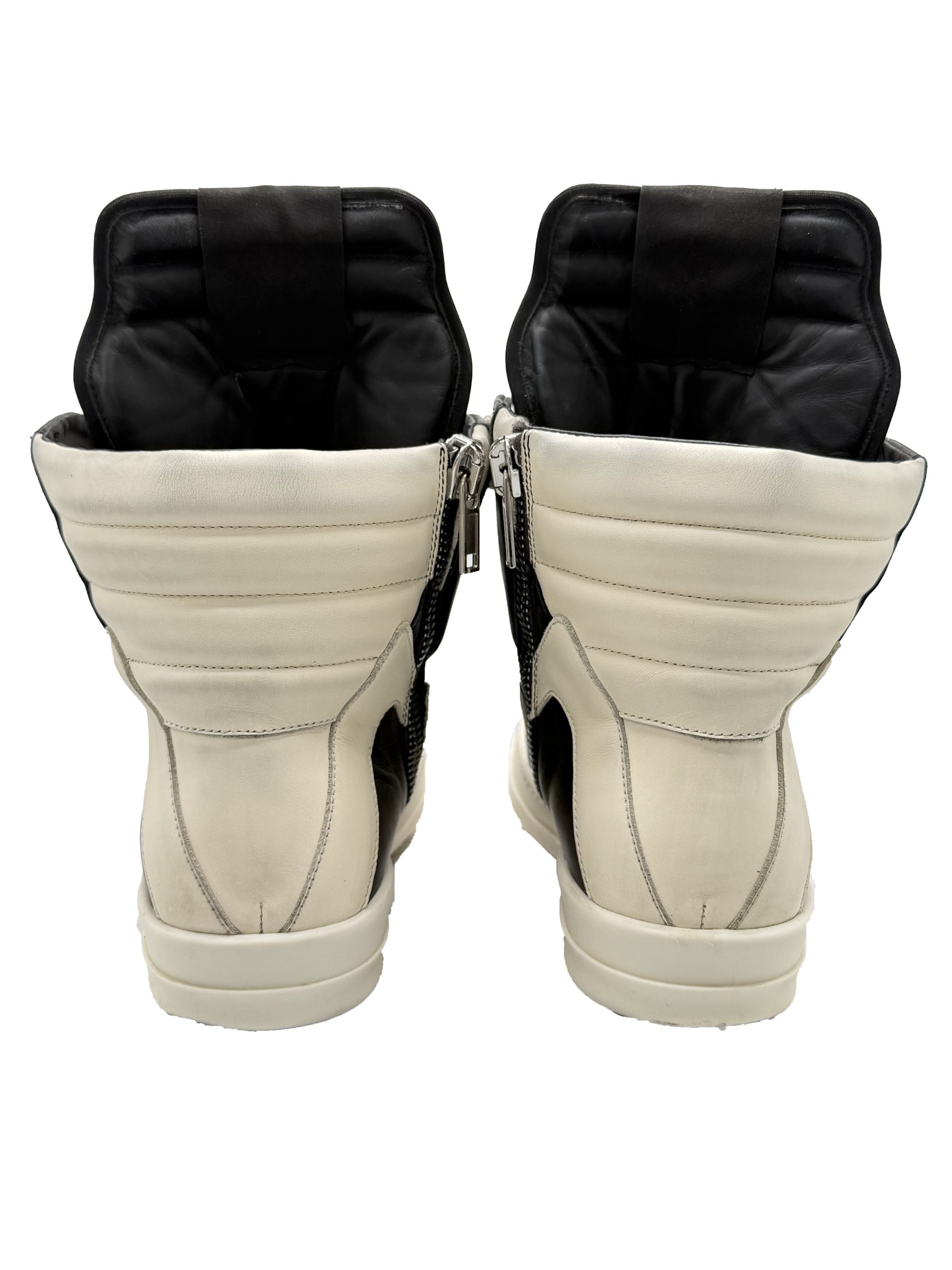 Rick Owens Geobasket Jumbo Lace Sneakers - Black NO COST PRICE Rick Owens