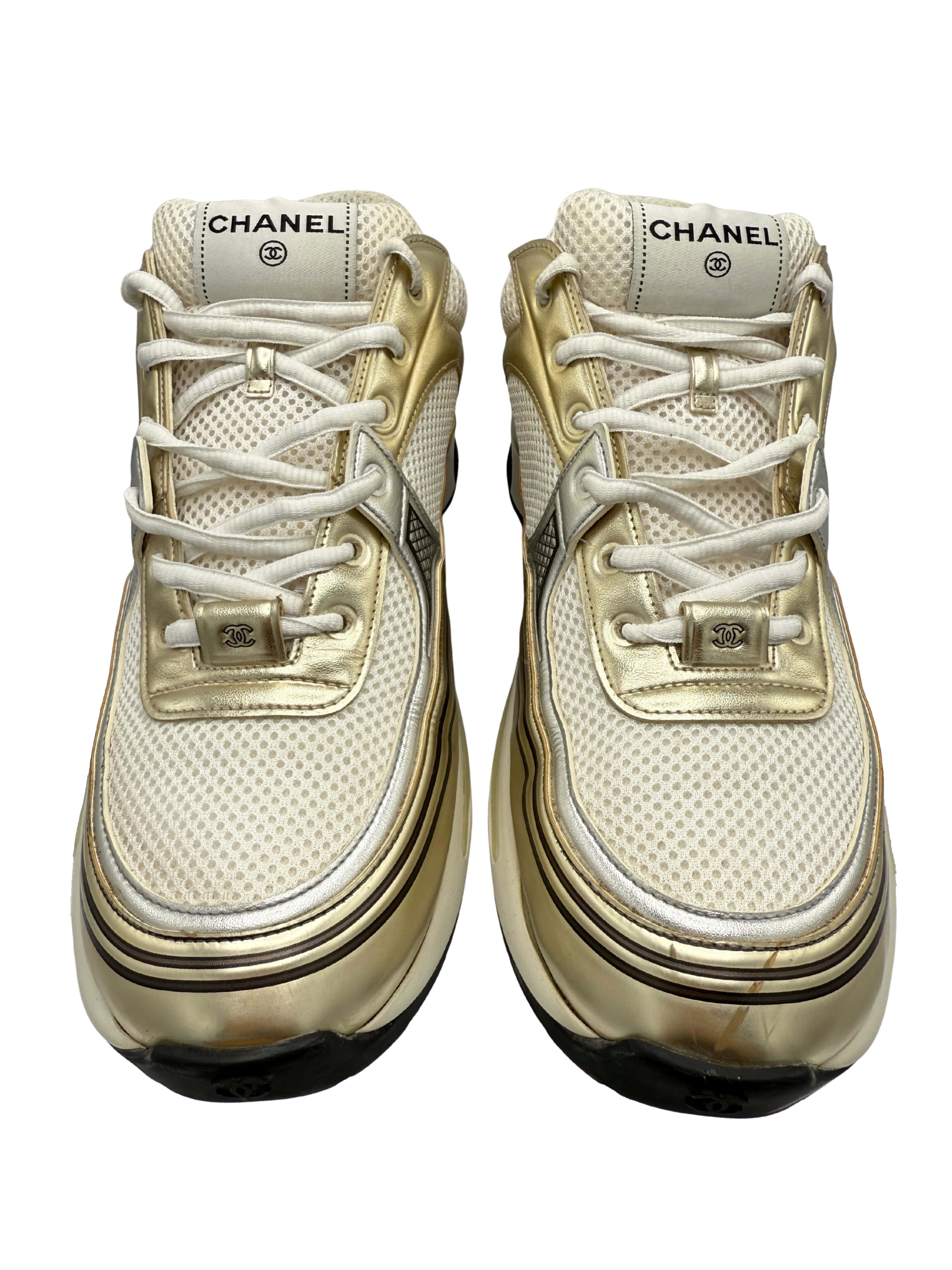 Chanel CC Runner Trainer - Gold Chanel