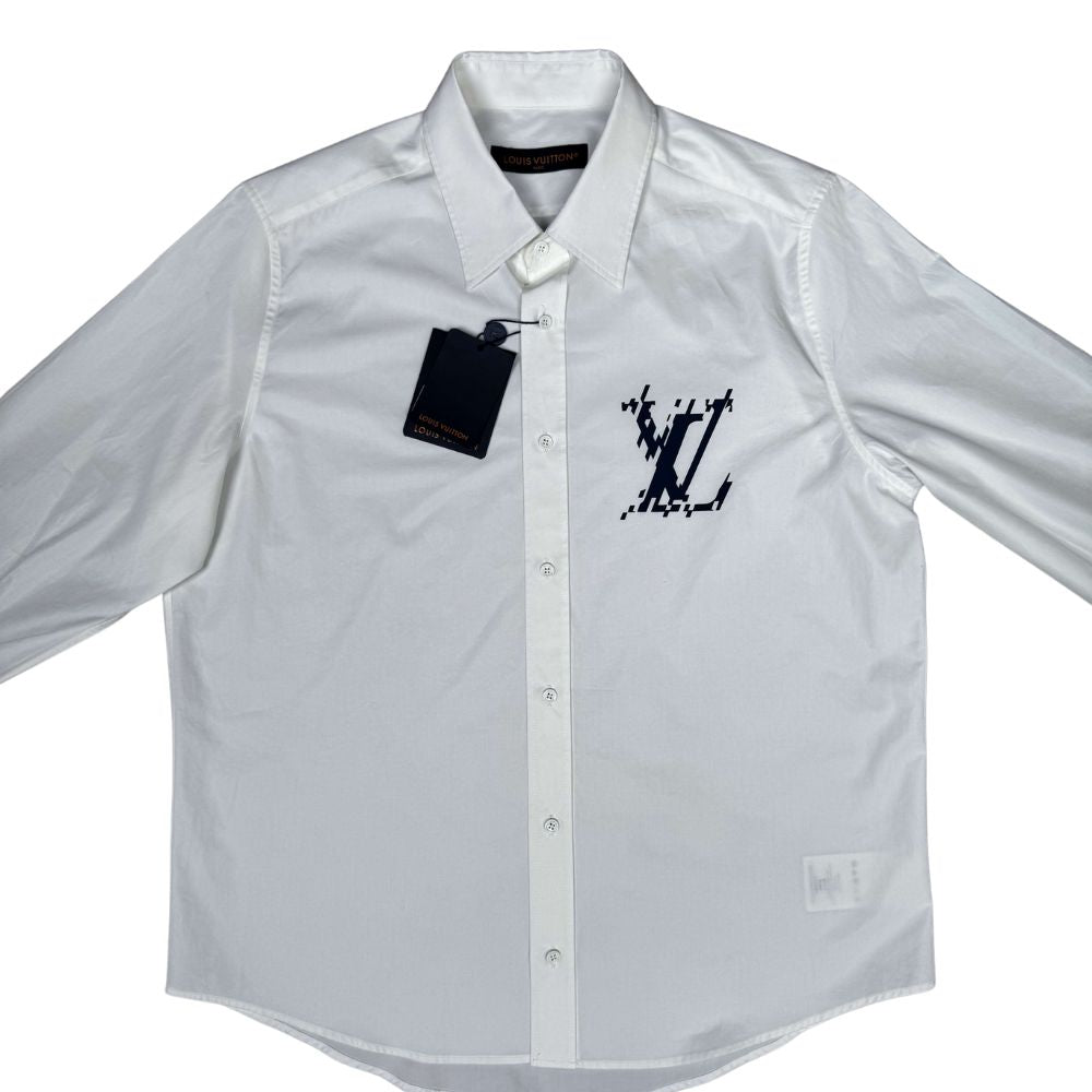 Louis Vuitton Long-Sleeve Cotton Shirt - White