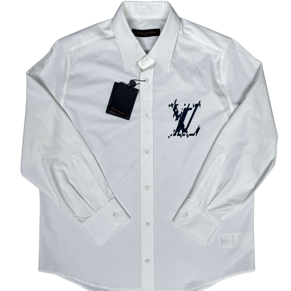 Louis Vuitton Long-Sleeve Cotton Shirt - White