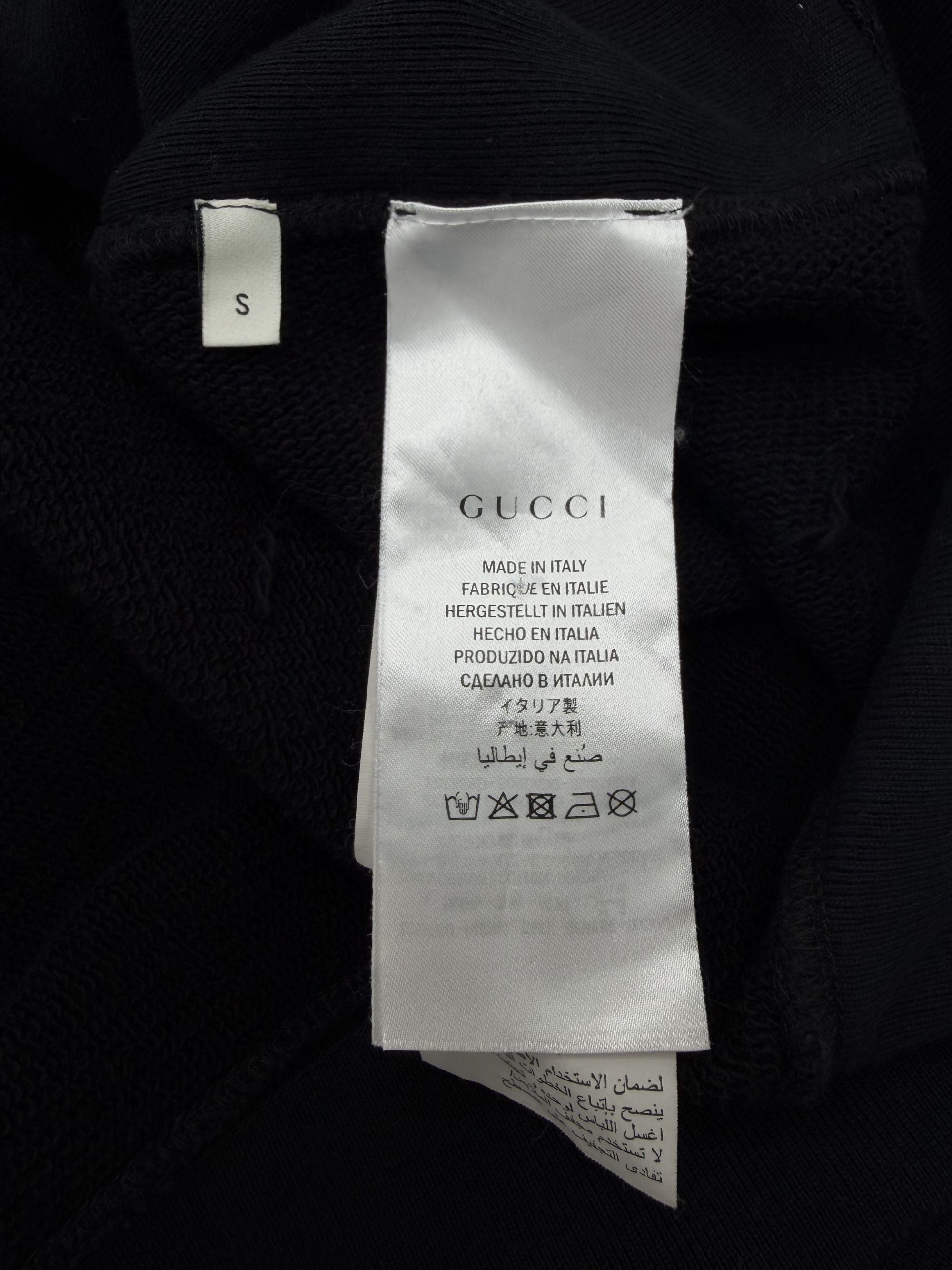 Gucci Daffodills Skull Hoodie - Black Gucci