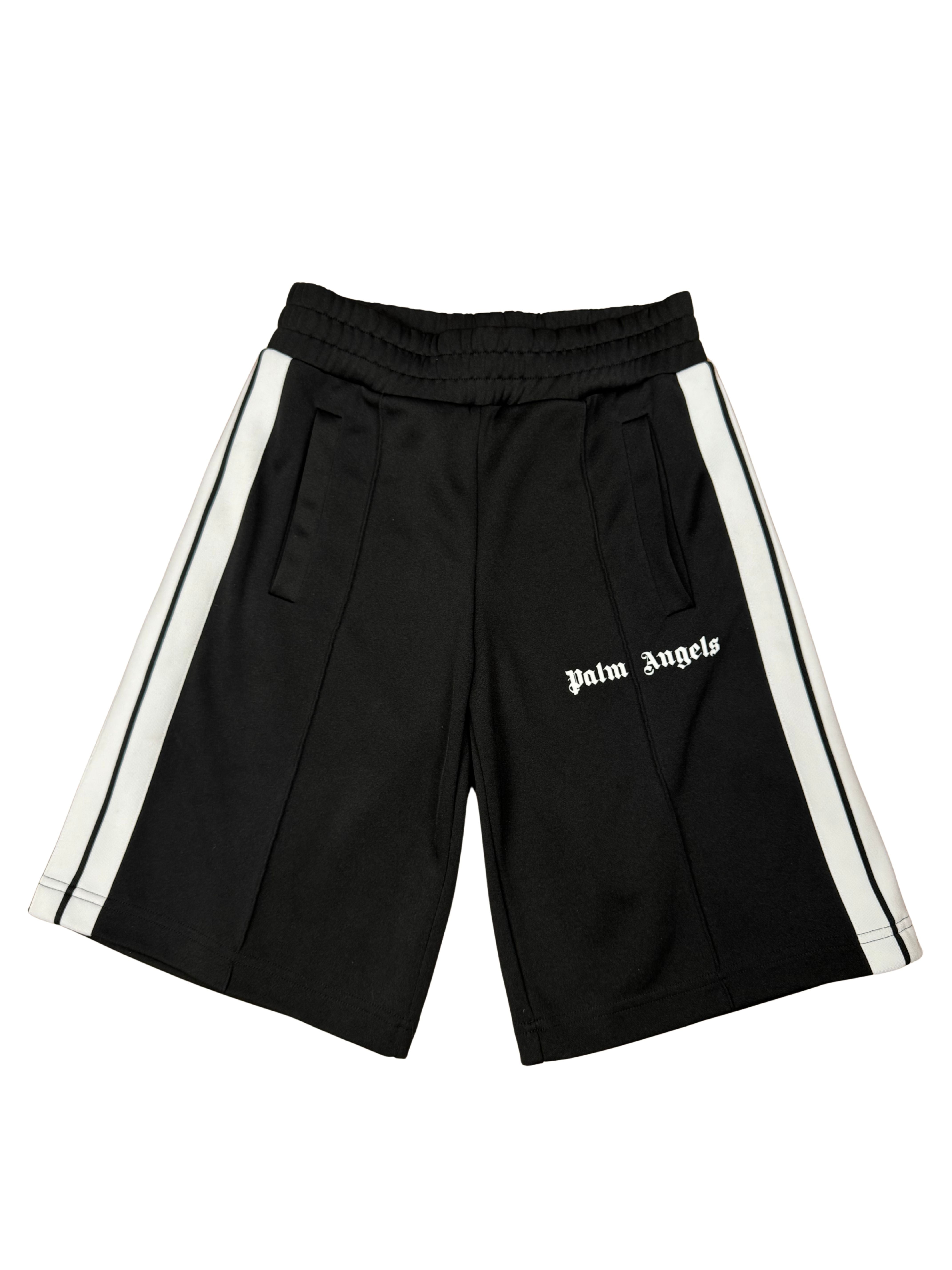Palm Angels Stripe Shorts - Black Palm Angels
