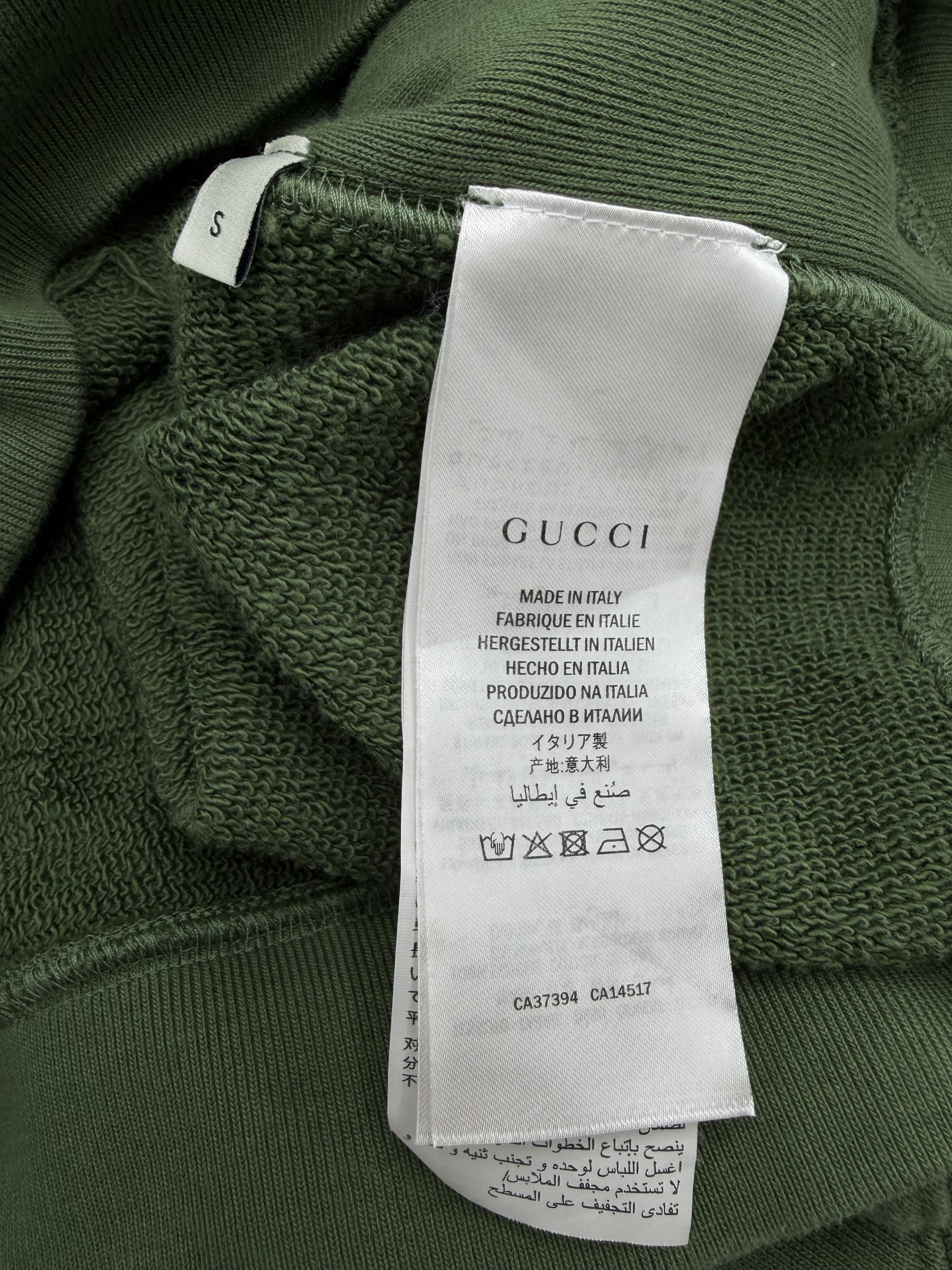 Gucci Manifesto Mask Hoodie - Khaki Gucci