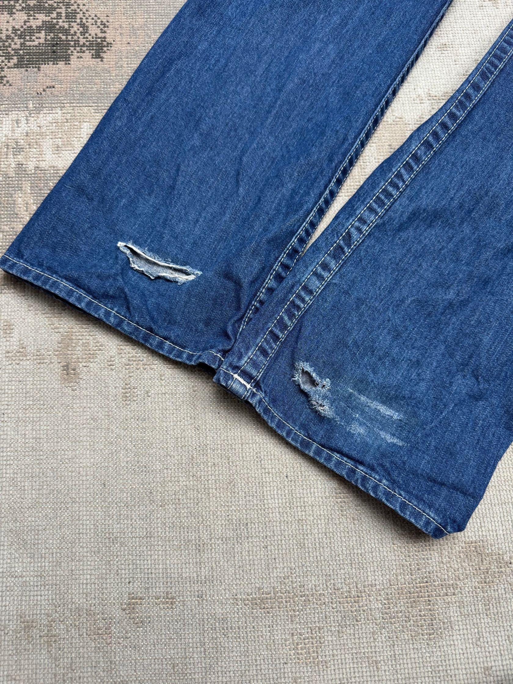 True Religion Horseshoe Straight Jeans - Blue Denim True Religion