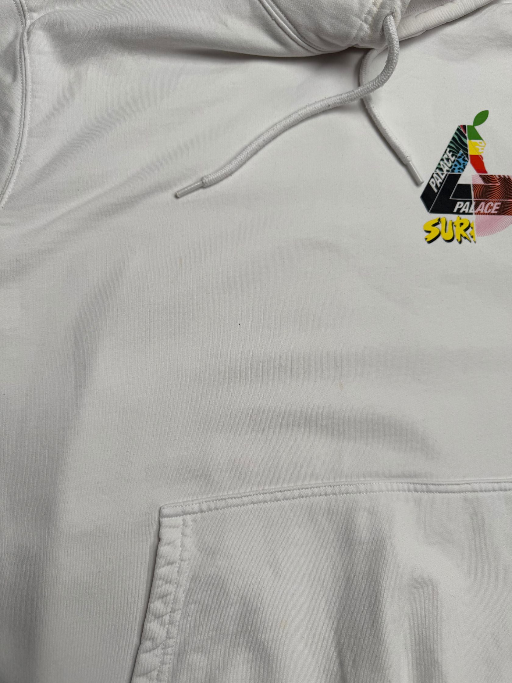 Palace Mix Up Triferg Hoodie - White Palace