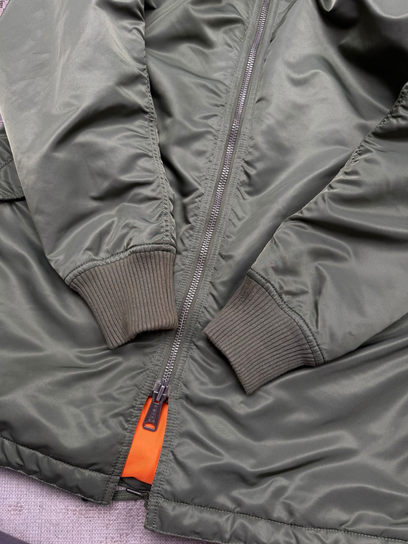 Alpha Industries MA-1 VF 59 Long Flight Jacket - Sage Green Alpha Industries