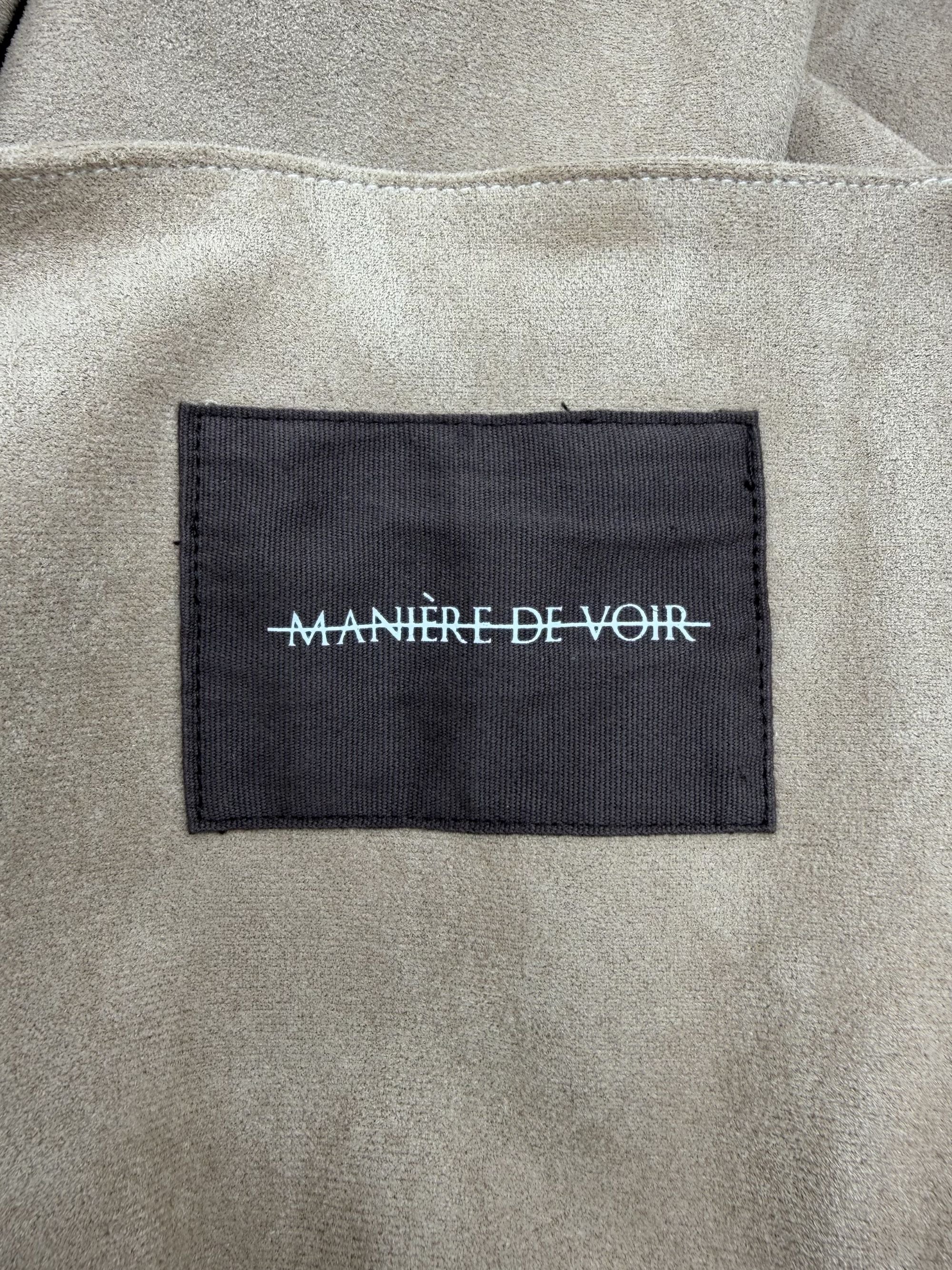 Maniere De Voir Suede Jacket - Beige (Unused) Maniere De Voir